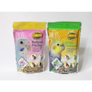 恆欣Libite 鸚鵡飼料 雀科 小型 中小型 飼料 1KG 鳥飼料