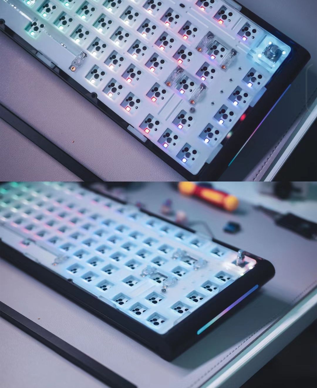 CK820 三模黑色 RGB 鋁坨坨套件