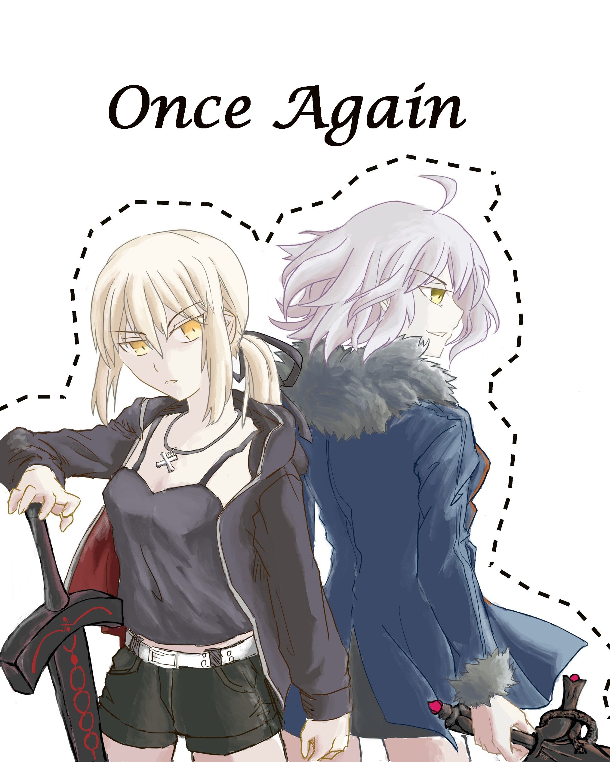 [Fate/GO]《Once Again》同人小說/Alter組/黑王x黑貞/SnowTrace拓語