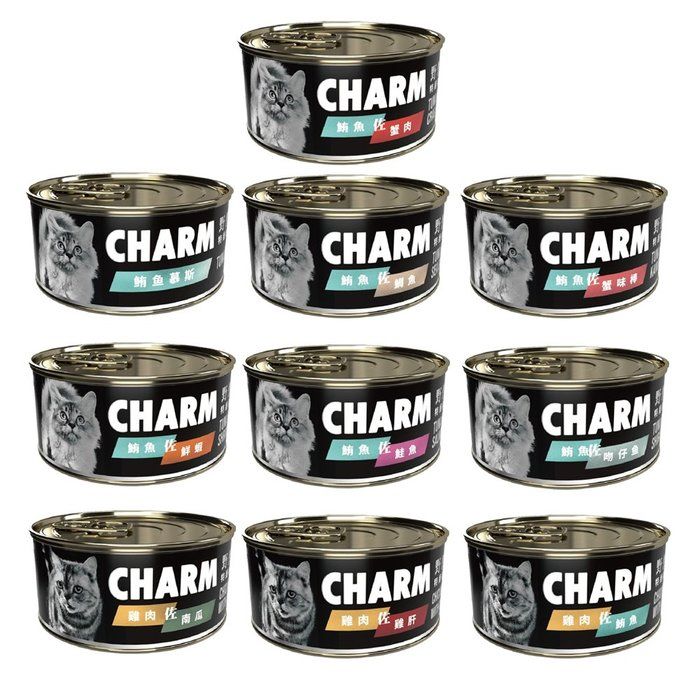 （貓罐頭餐包）CHARM野性魅力 貓咪無穀主食罐80g