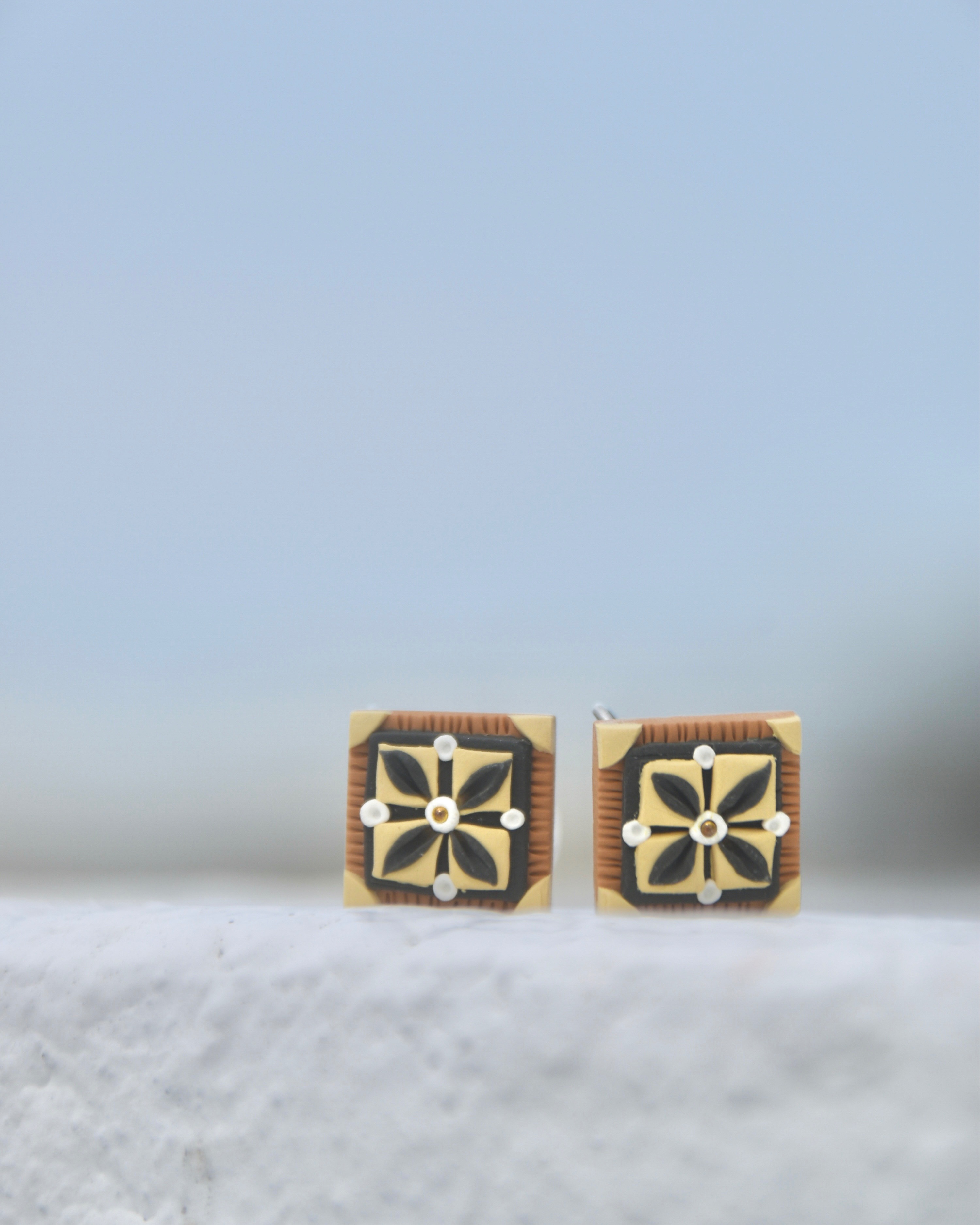 小花磚（此款只有耳夾）