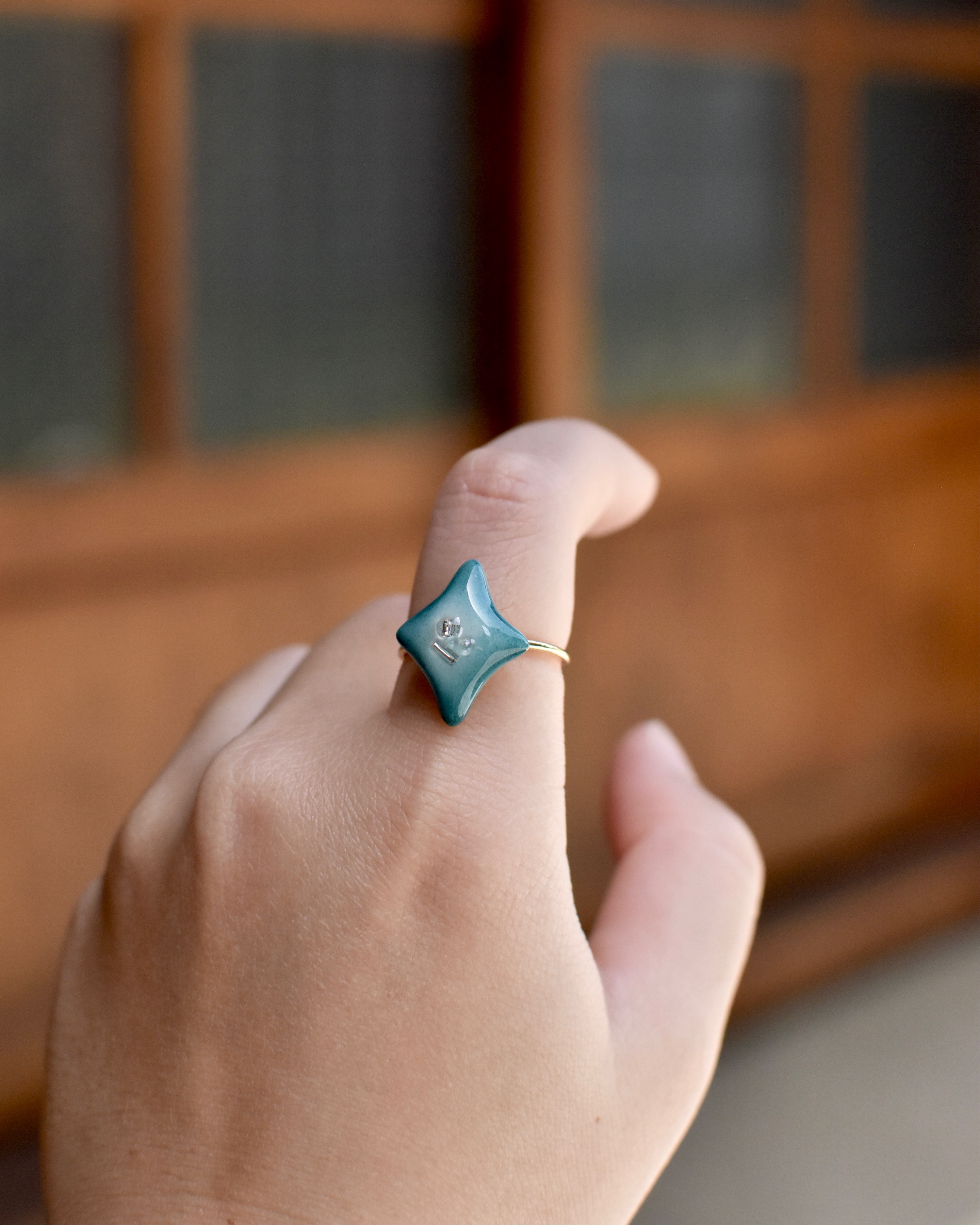 𖠁新上架𖠁  星之片戒指