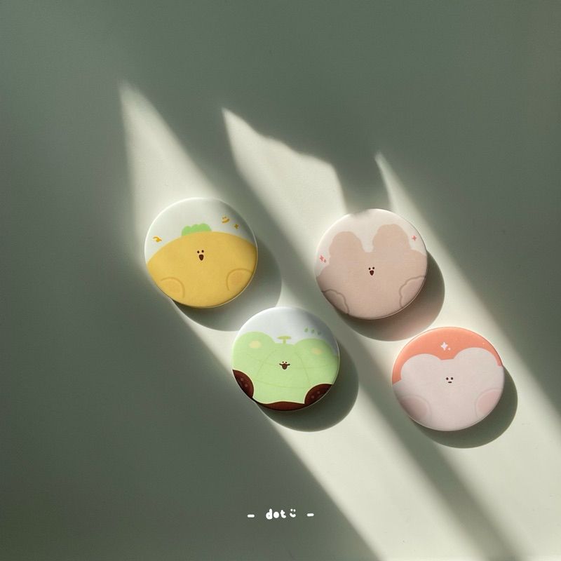 〖🍪鳳梨餅乾dot.dot.smile__〗原創44mm胸章｜共4款