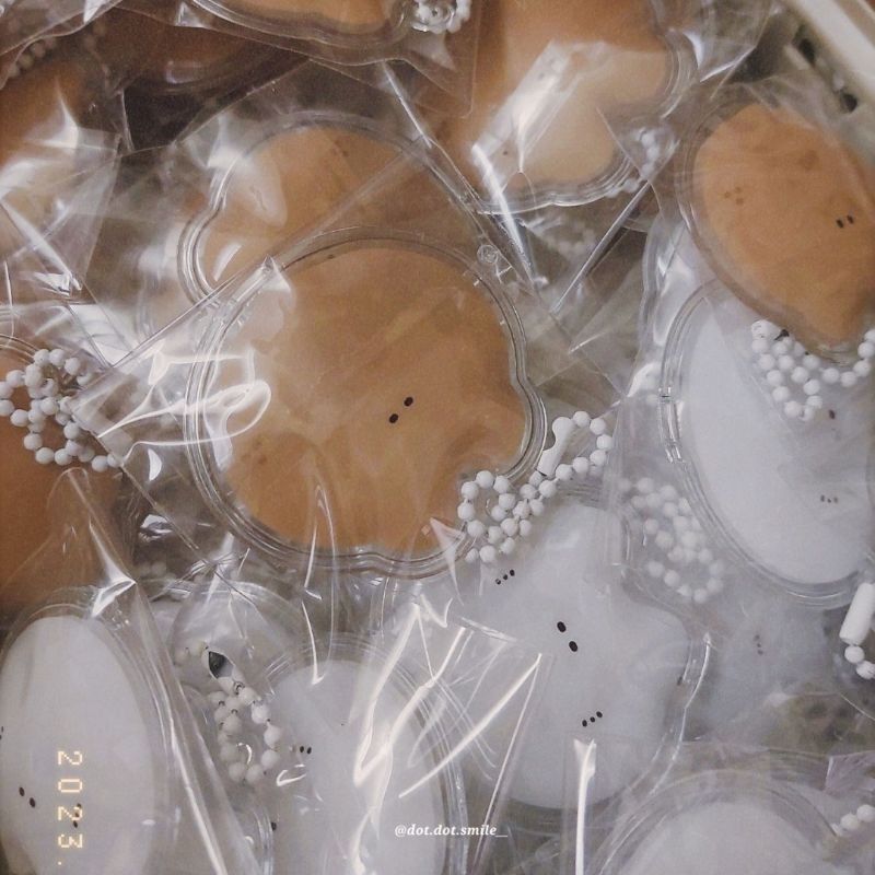 〖🍪鳳梨餅乾dot.dot.smile__〗紓壓捏捏吊飾｜共2款