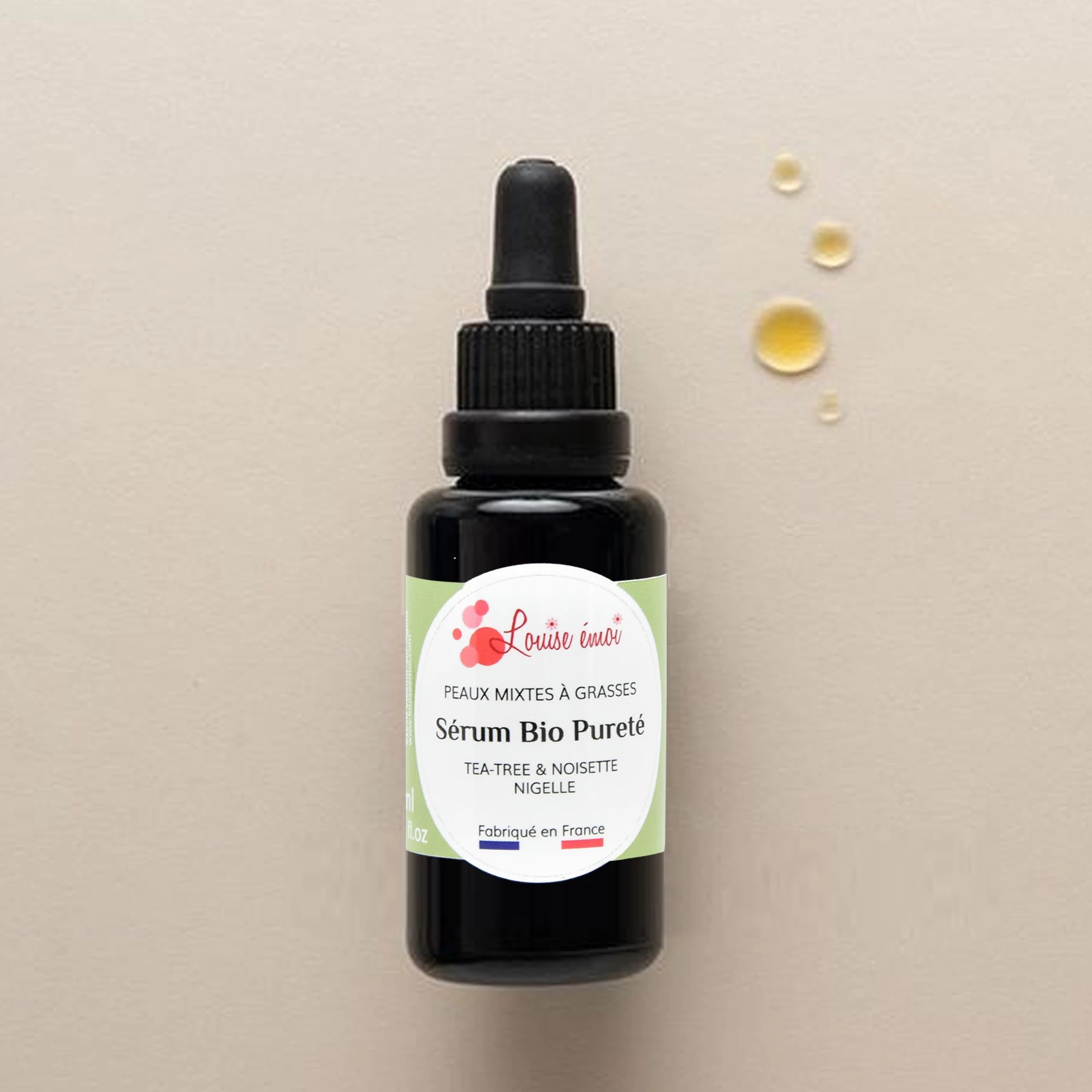 Louise émoi天然有機臉部精華液30mL