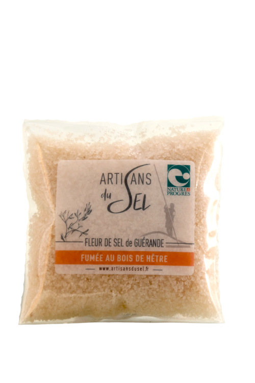 Les Artisans du Sel天然有機木頭燻製鹽之花100g