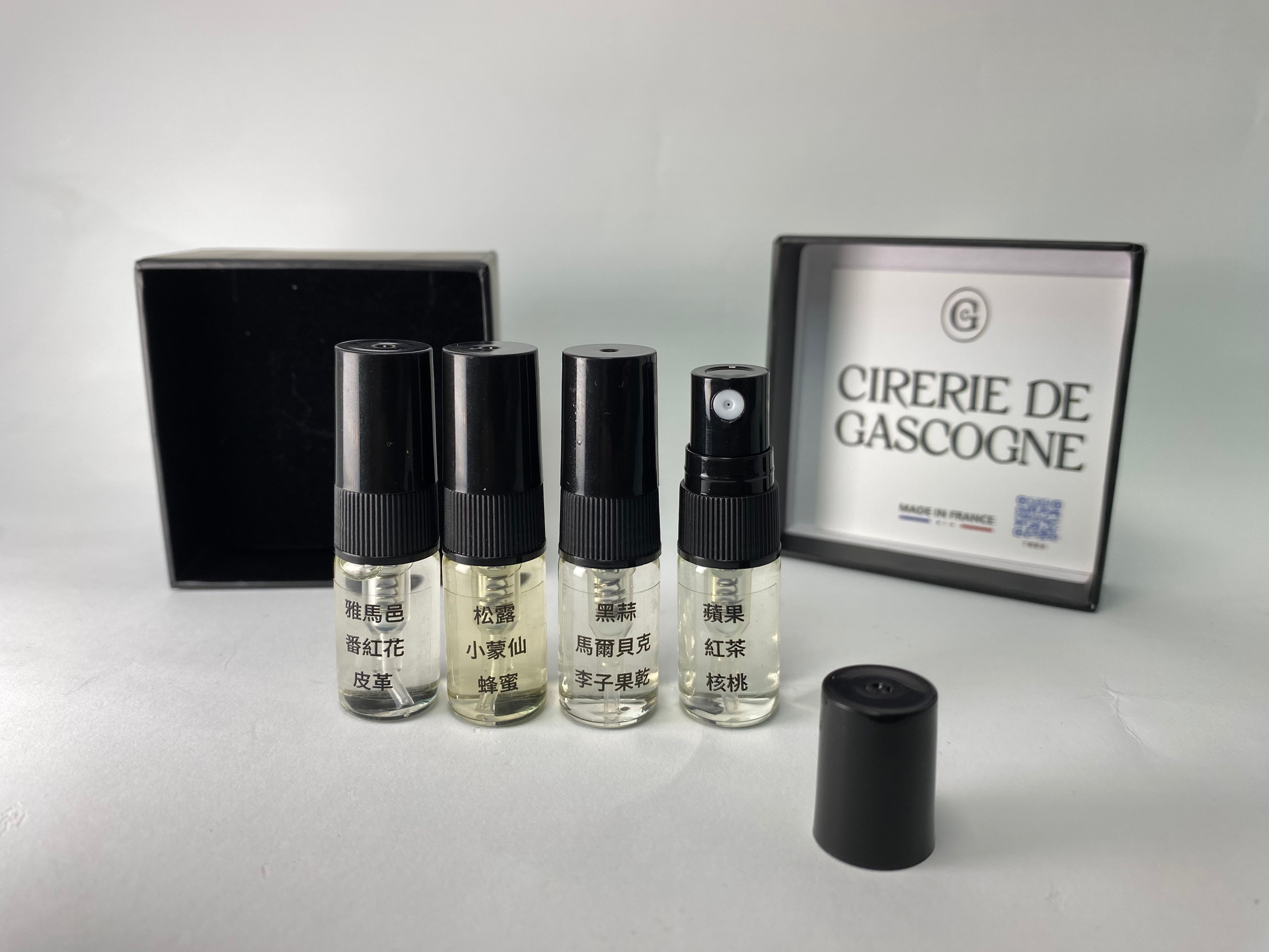 Cirerie de Gascogne天然試香噴霧組 2mL x4