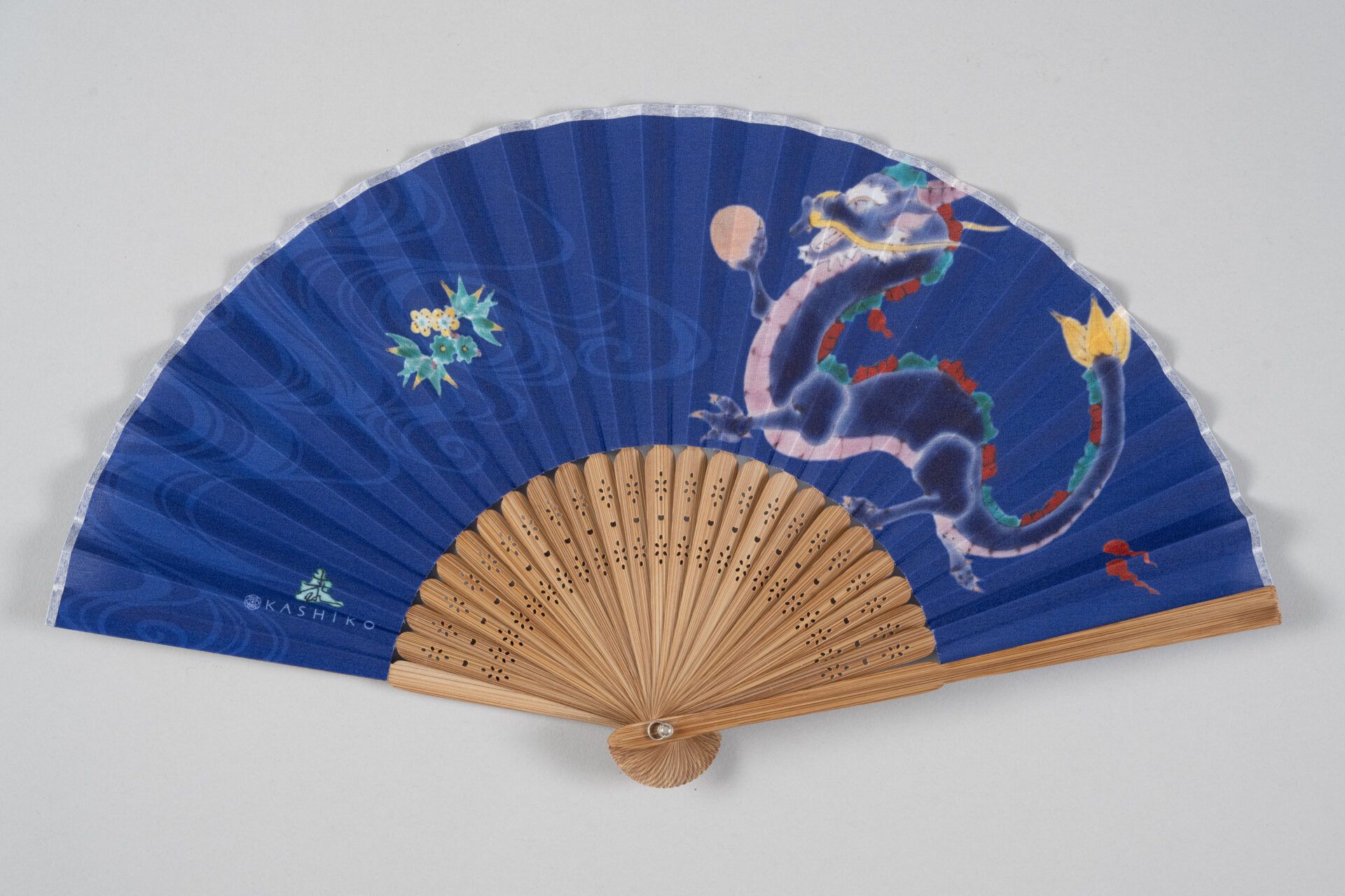 KASHIKO金澤九谷燒日本扇 - 龍