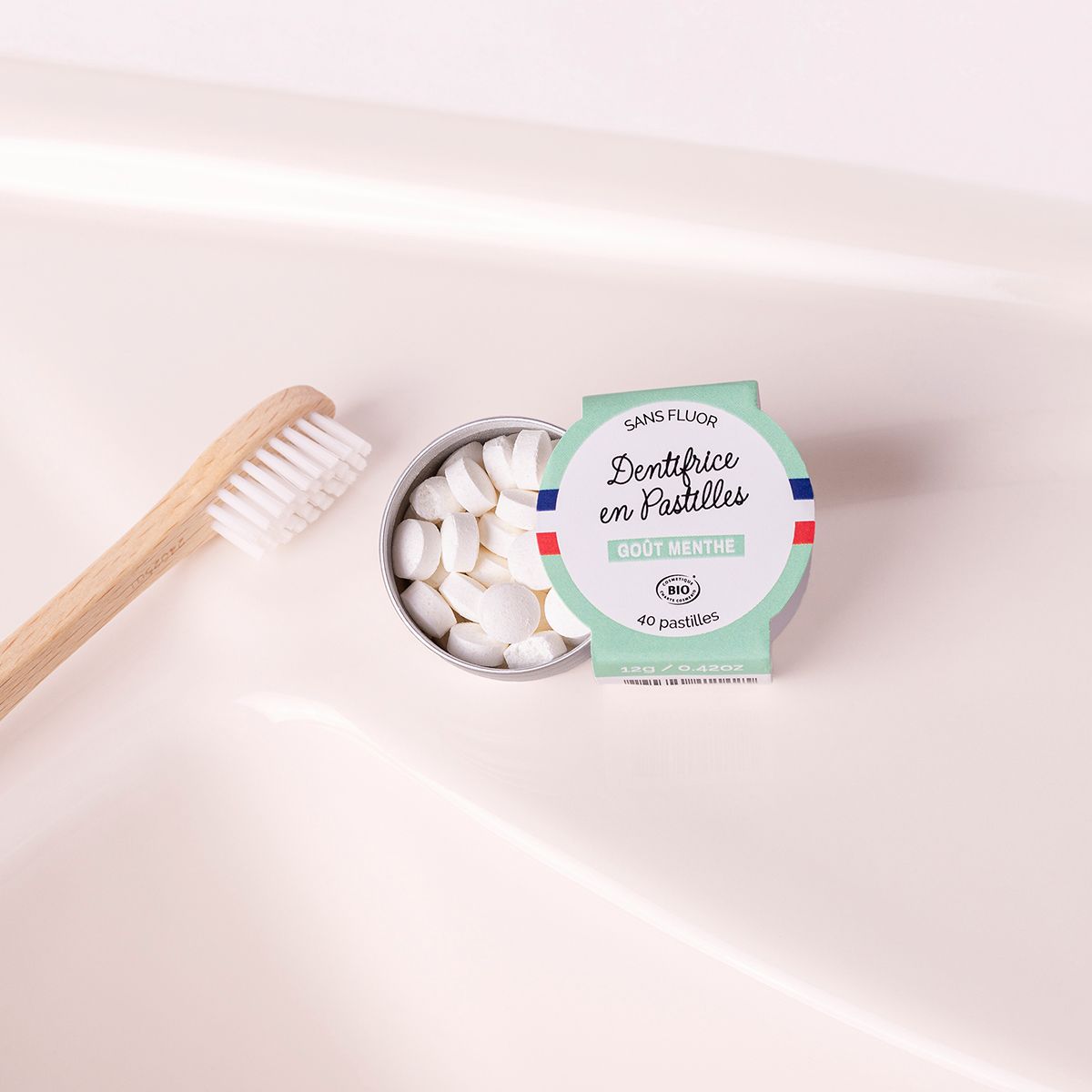 Louise émoi有機薄荷牙膏錠