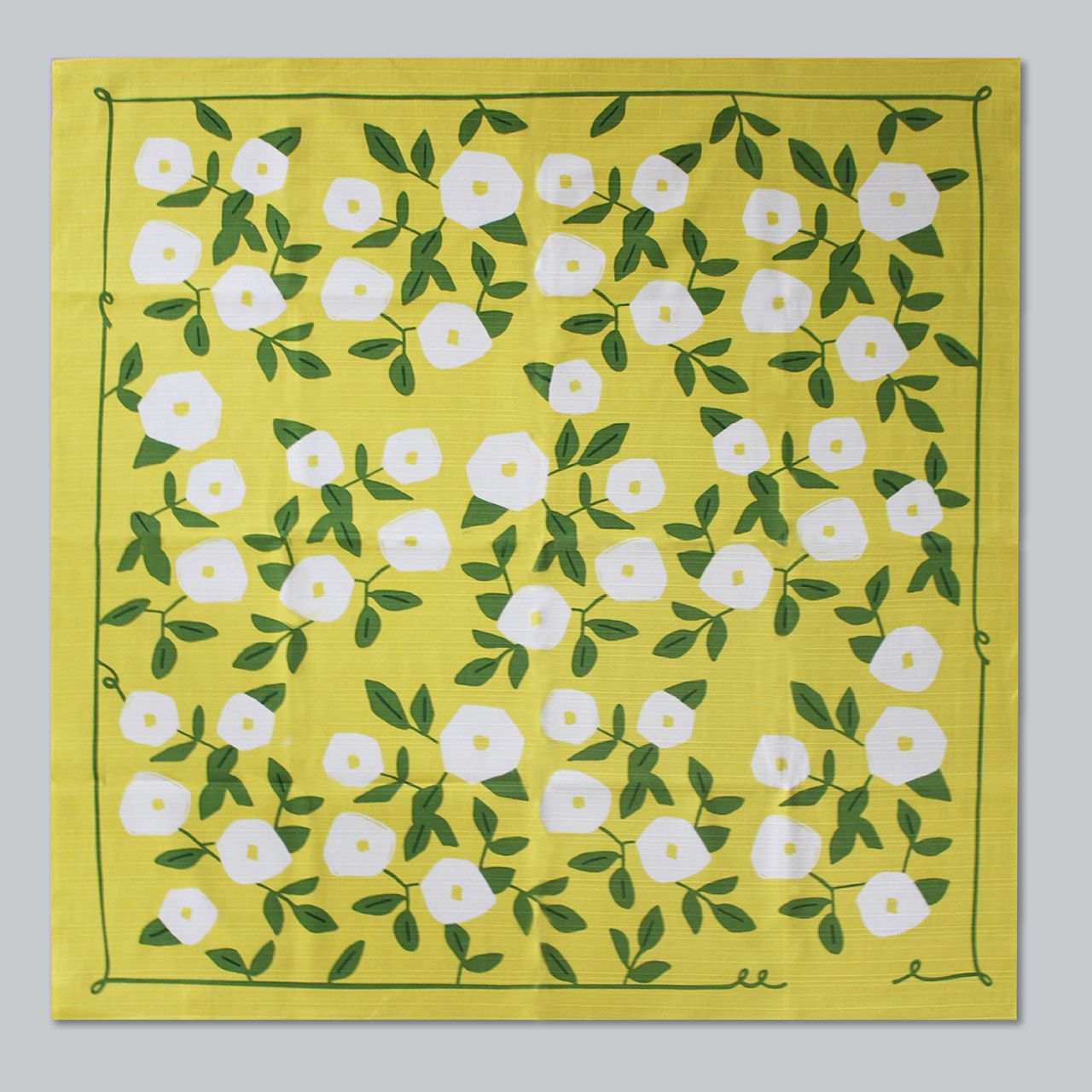 【現貨】京都mashu馬場染工場手工製風呂敷 - 昼顔 / 二巾