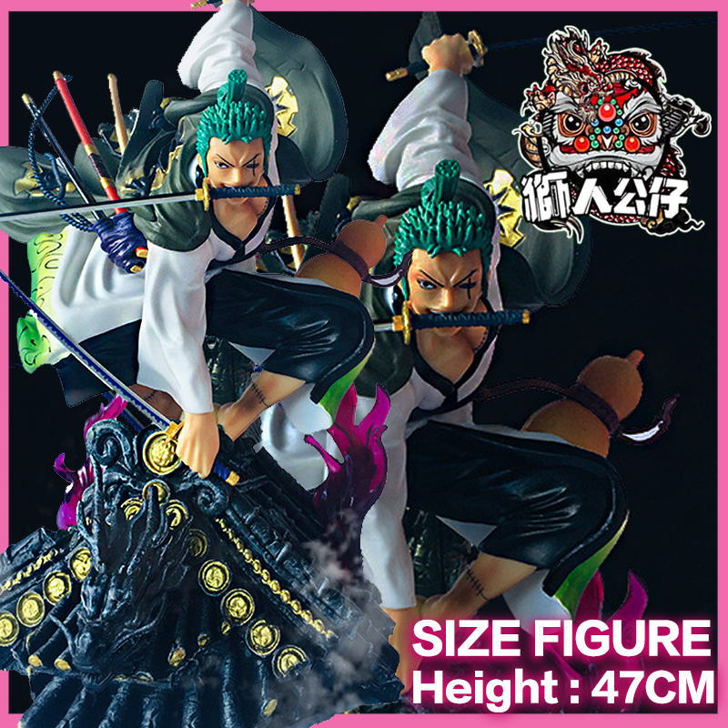 新韻收藏家 海賊王超大GT 和之國 和服索隆 三刀流 屋頂GK手辦 1/6 雕像 模型