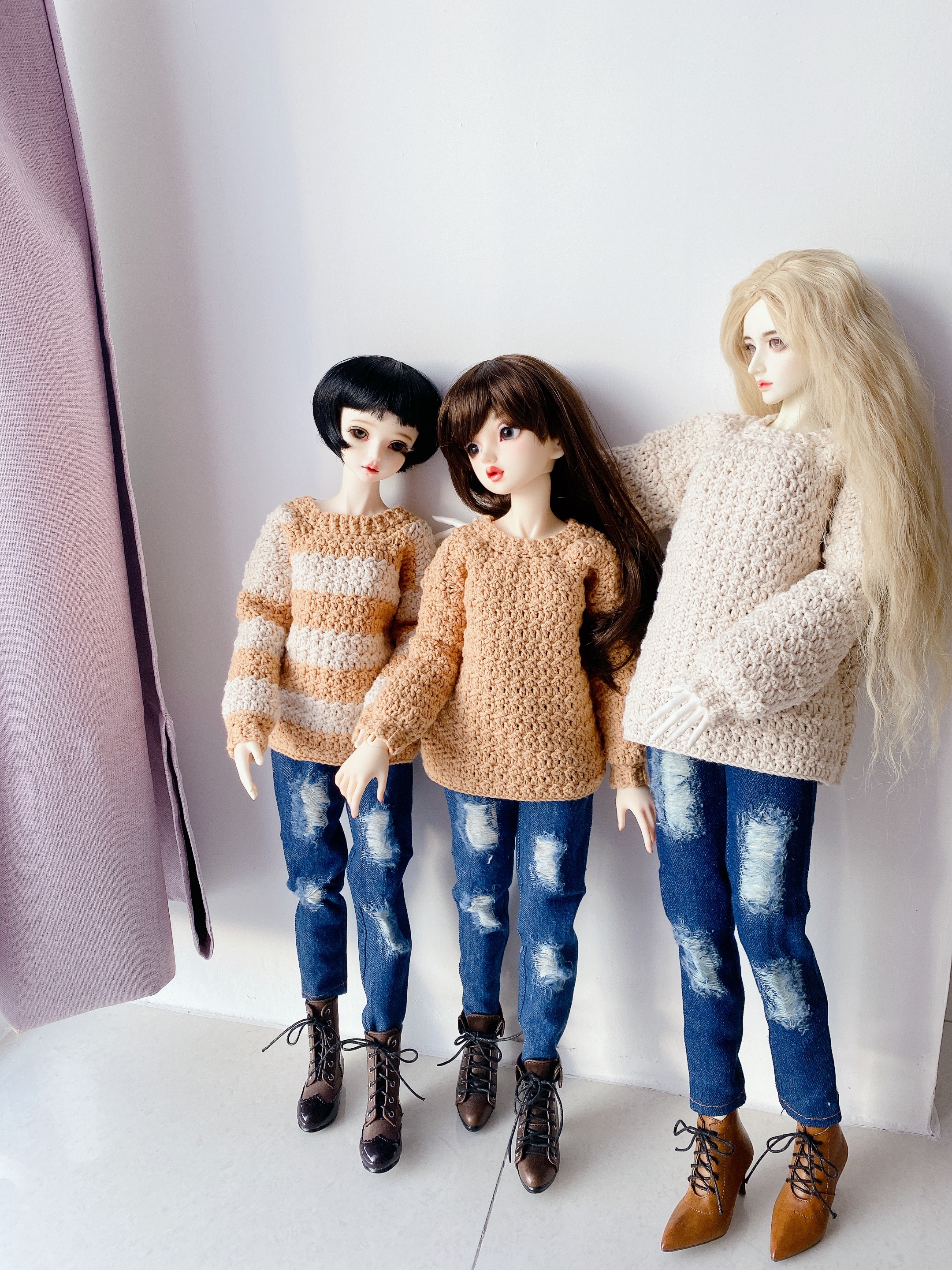 ✨奶茶色系列毛衣（娃用）✨