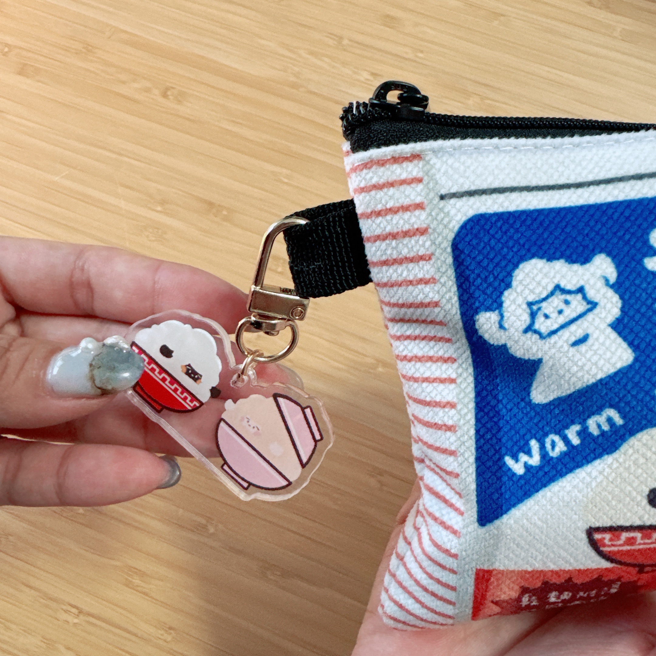 【暖羊warm sheep】暖羊台灣泡麵味束口袋、拉鍊包｜原創｜束口袋｜台灣味｜文創