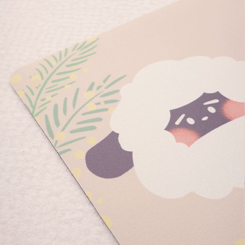 【暖羊warm sheep】暖羊多用途軟墊｜滑鼠墊｜珪藻土｜食物餐墊｜珪藻土多用途軟墊｜桌墊｜文創