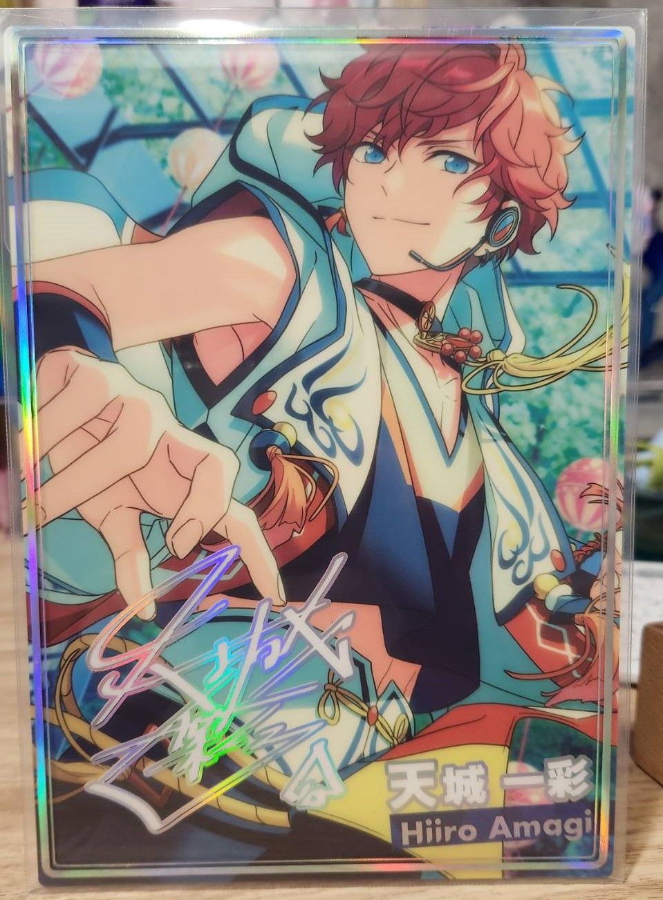 あんスタ 隨機開花簽名板立架