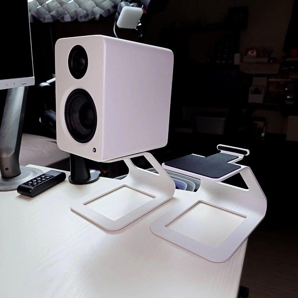 【二手】Kanto YU2 二手書架喇叭 配 SE2 腳架 盒配完整 霧面白色