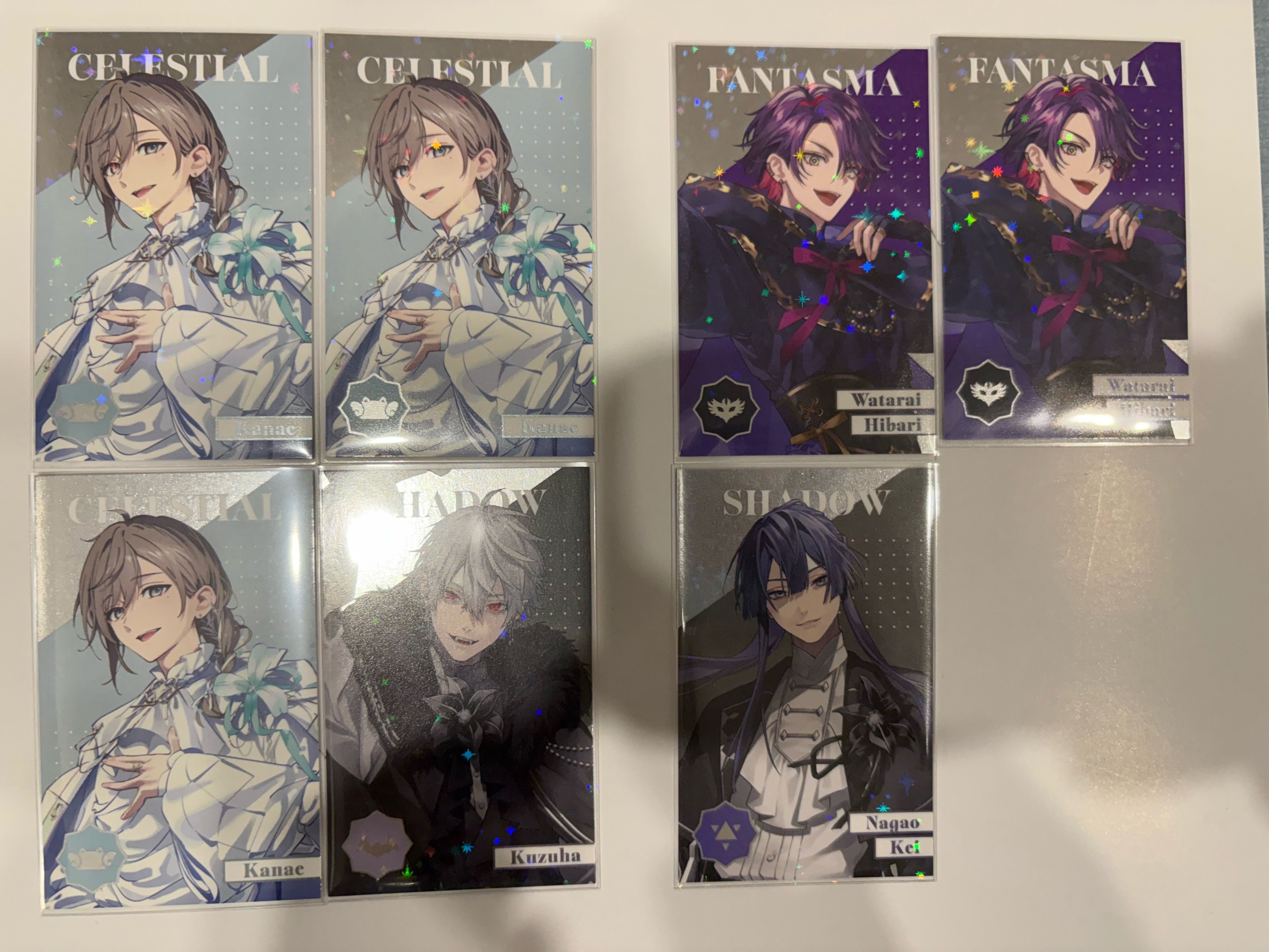 にじさんじ 8th Anniversary 彩虹社八周年 A組金屬風小卡 拆售見商品描述