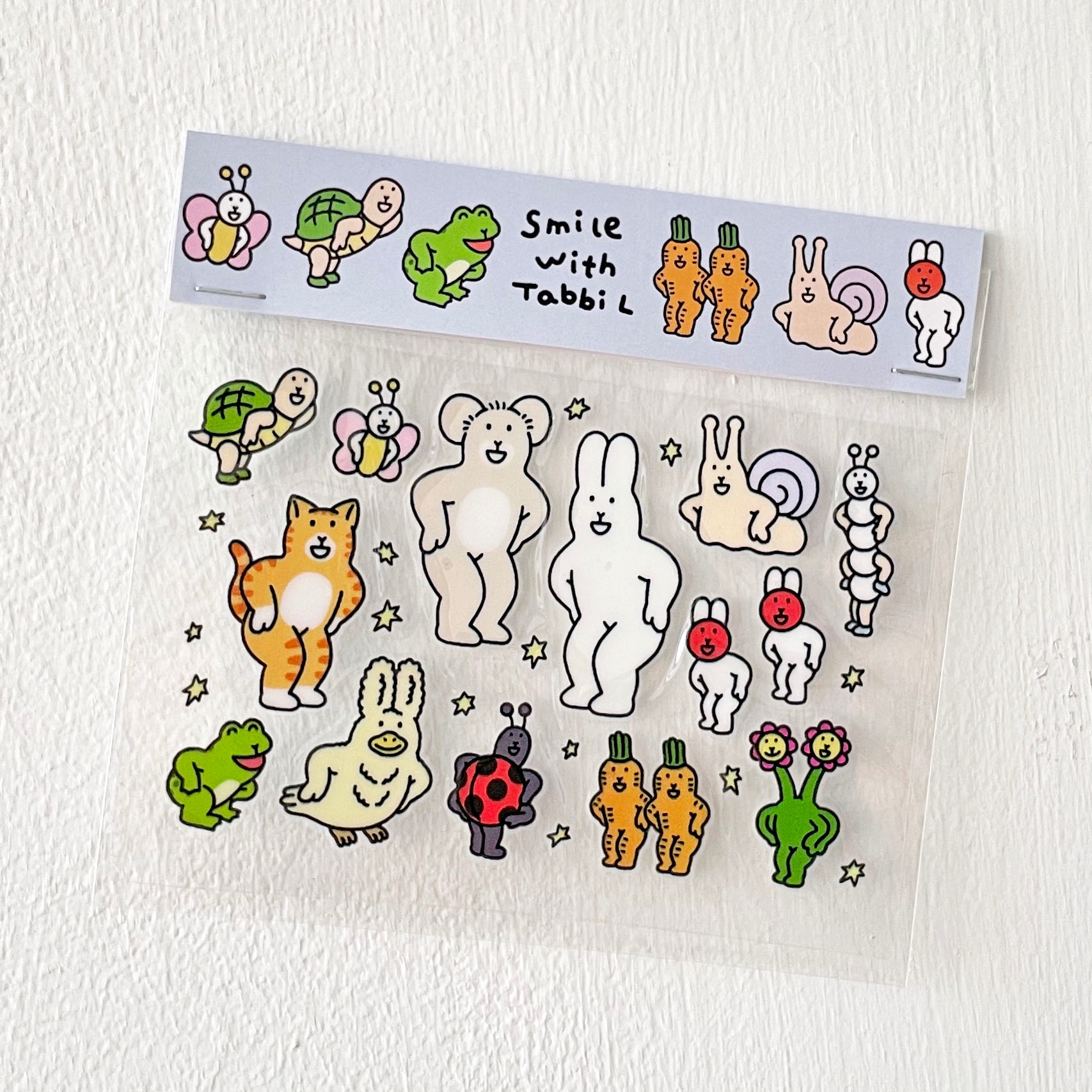 歡樂朋友-水晶轉印貼紙