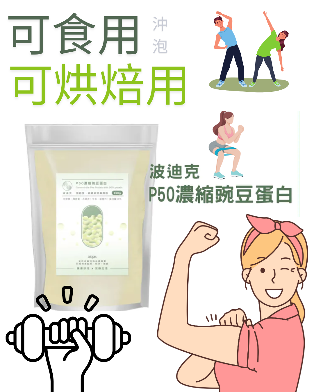 波迪克P50濃縮豌豆蛋白粉 2026.2.28到期