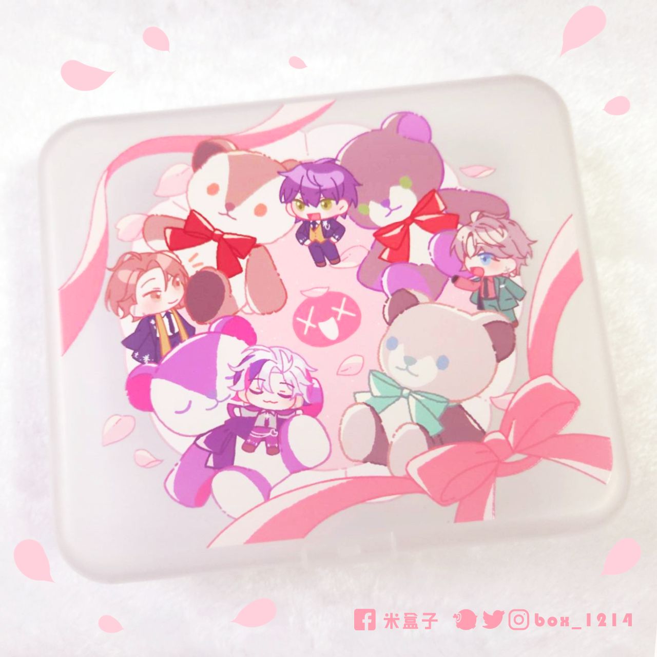 【預購商品/預計11月底出貨】【にじさんじ】ROF-MAO 7周年小熊收納盒