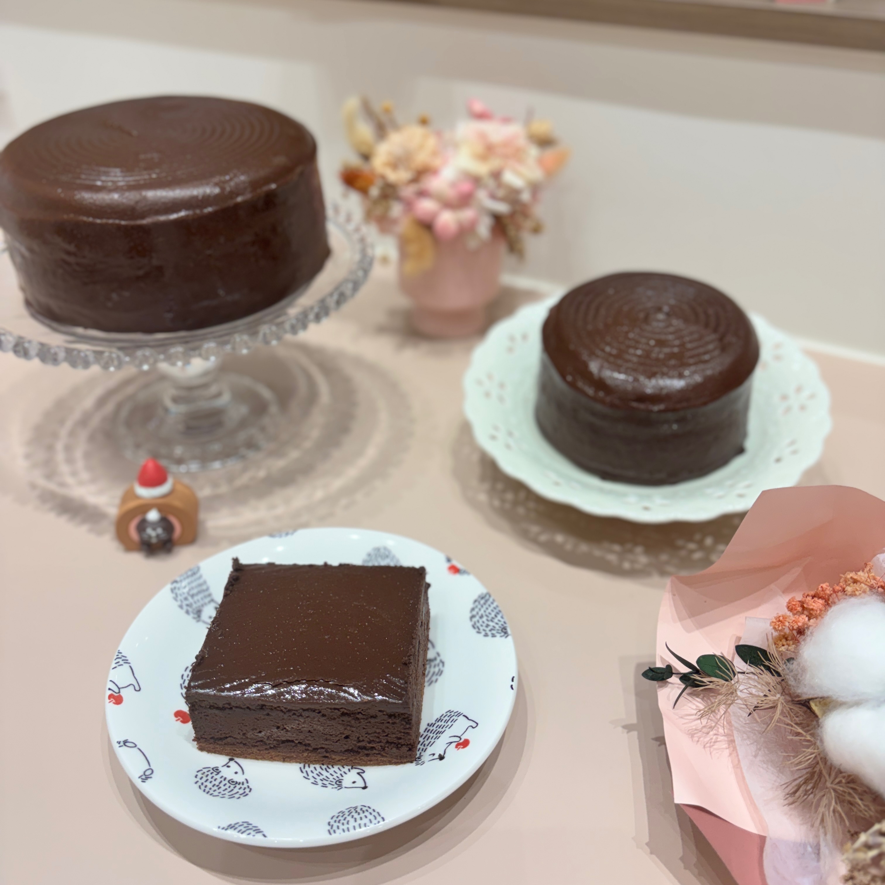 73%古典生巧克力蛋糕（含酒）4吋、6吋
