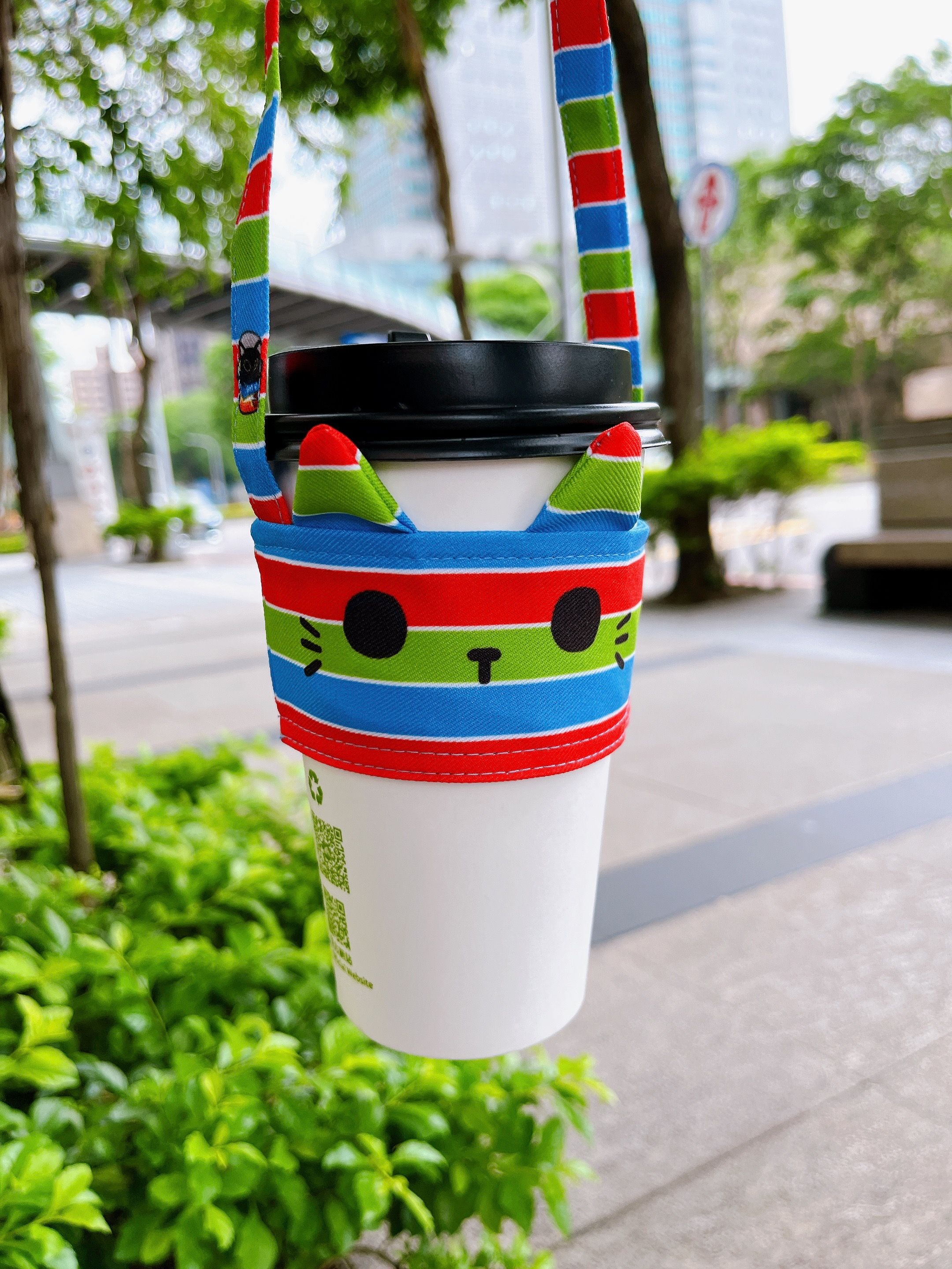 貓咪飲料杯套
