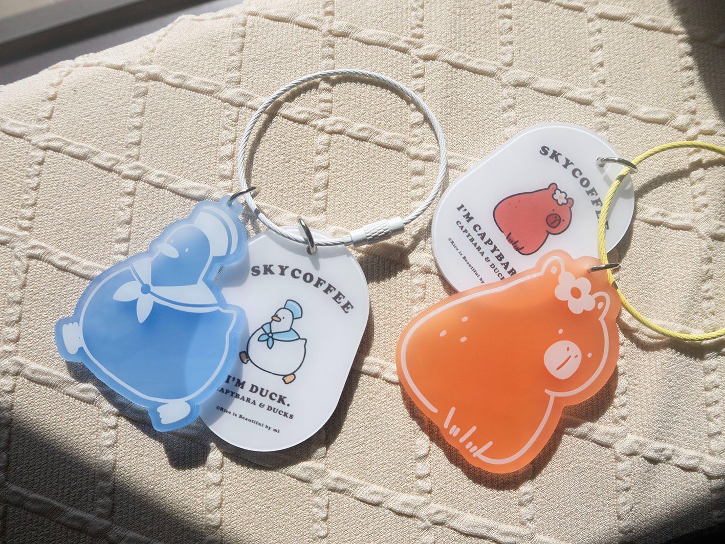 【SKYCOFFEE】Capybara or Duck 壓克力串串