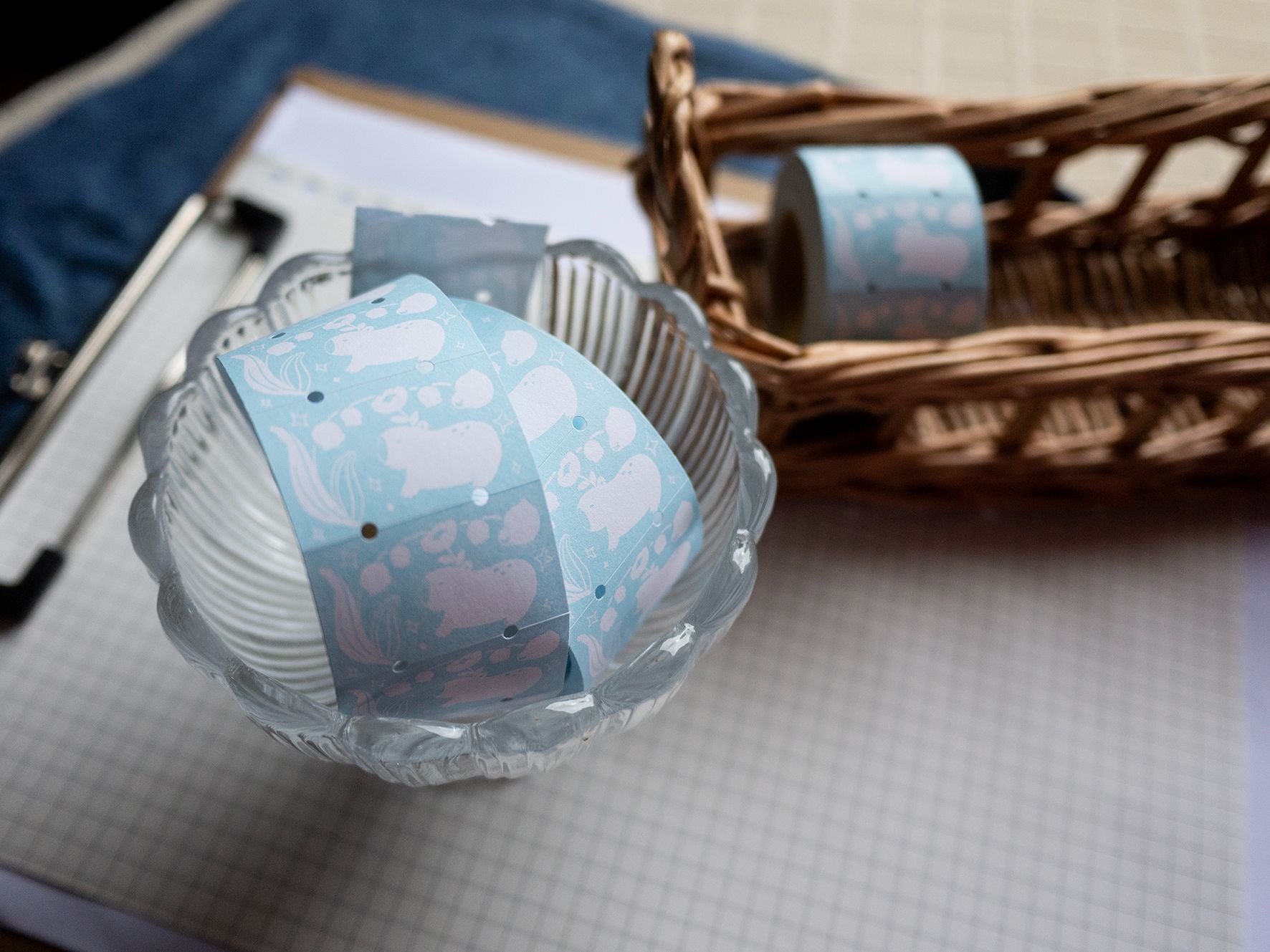 Skyblue單色標籤貼紙