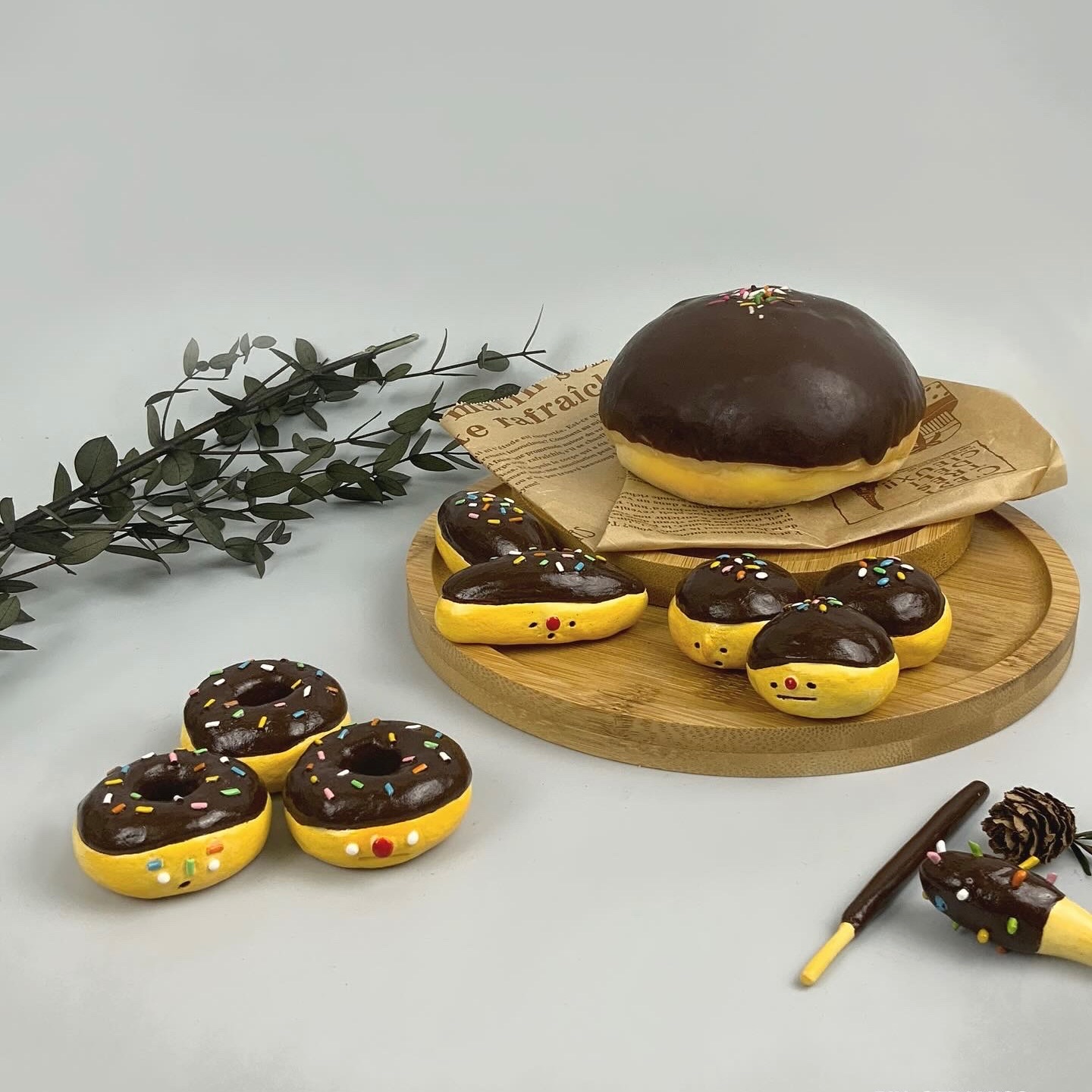 🍫巧克力米麵包、甜甜圈🍩