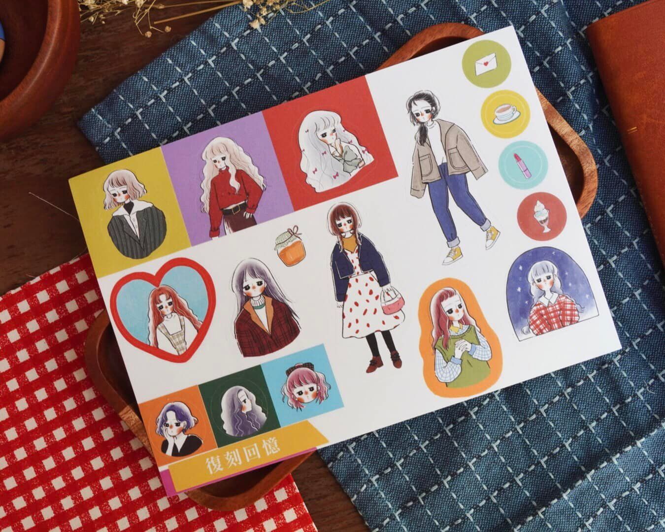 模造貼紙 復刻回憶