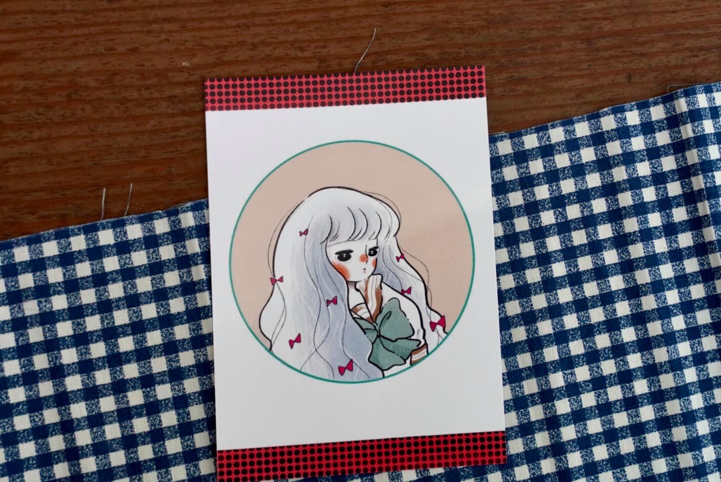 明信片 復刻回憶-紅點