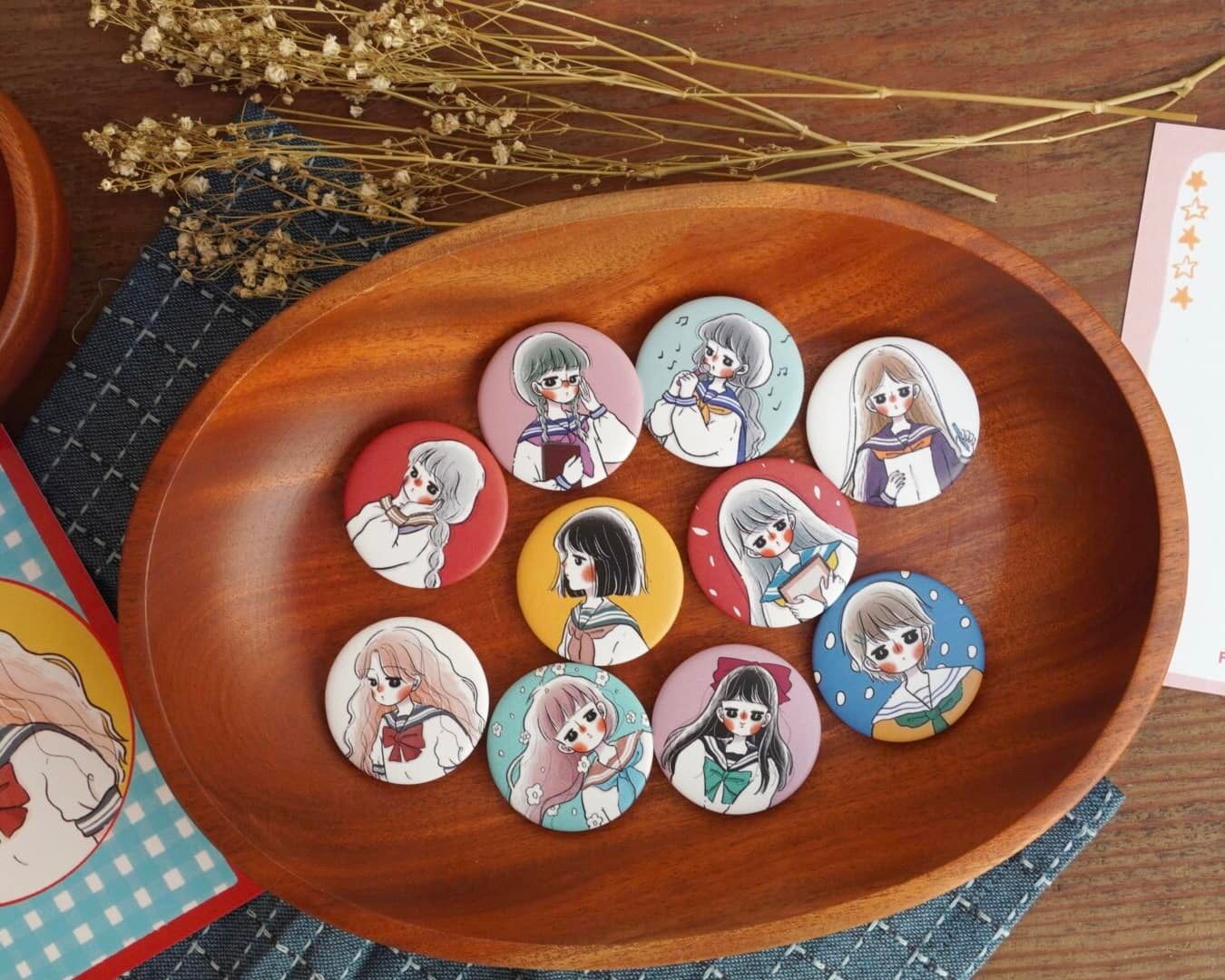 胸章 水手服少女第二彈