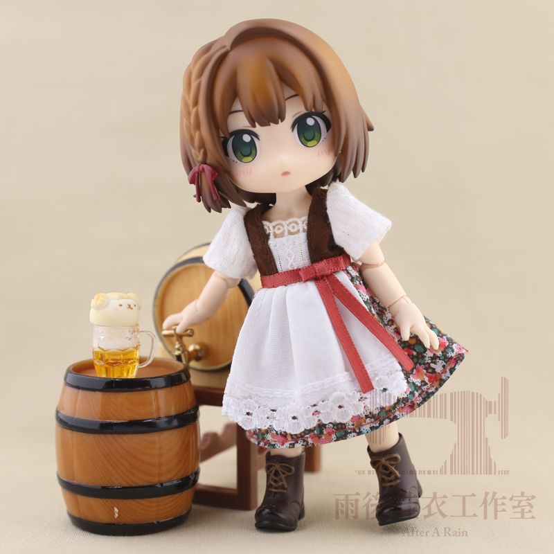 德國傳統服飾娃衣Dirndl 褐款（OB11）🌧雨後娃衣工作室☀