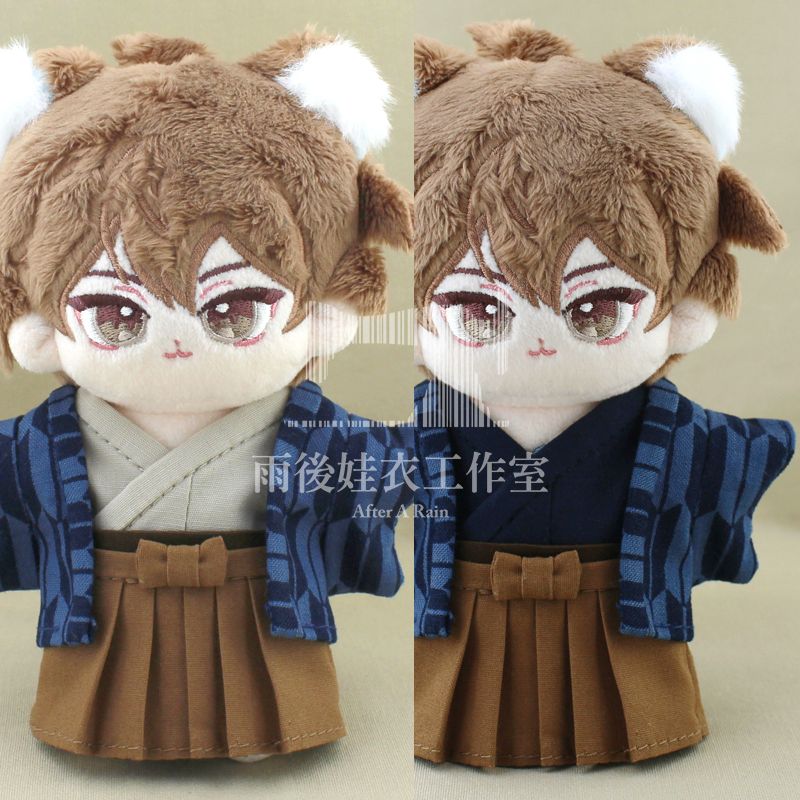 和服羽織男袴 羽藍（藏青/亞麻）（10cm/15cm） 🌧雨後娃衣工作室☀