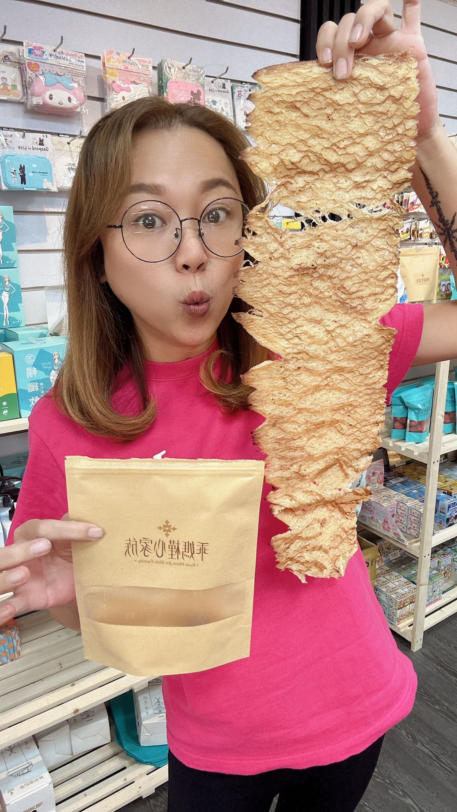 槿心碳烤蜜汁魷魚片200g 優選價：$280元
