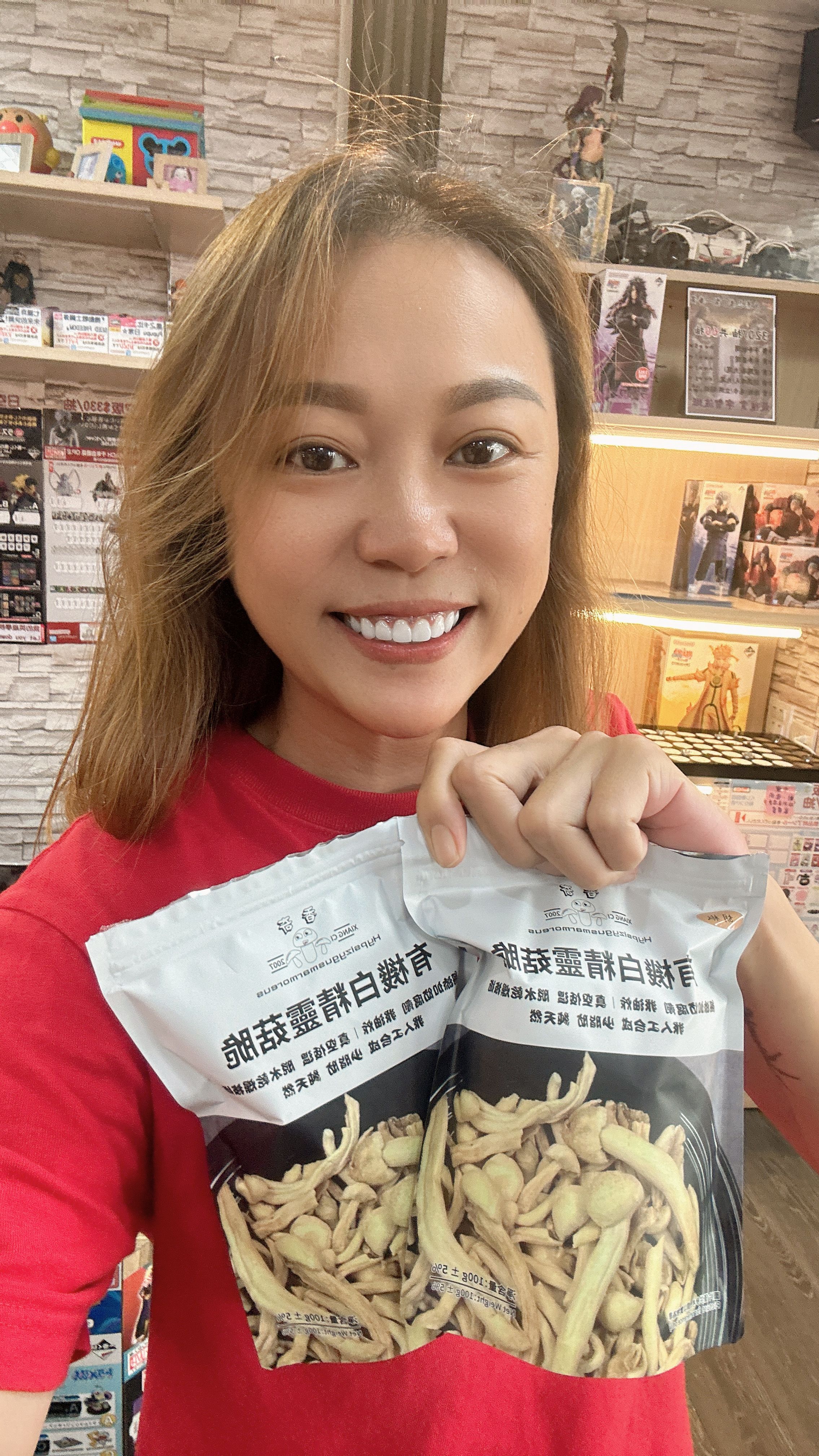 香奇 有機白精靈脆菇  一包100g  200元