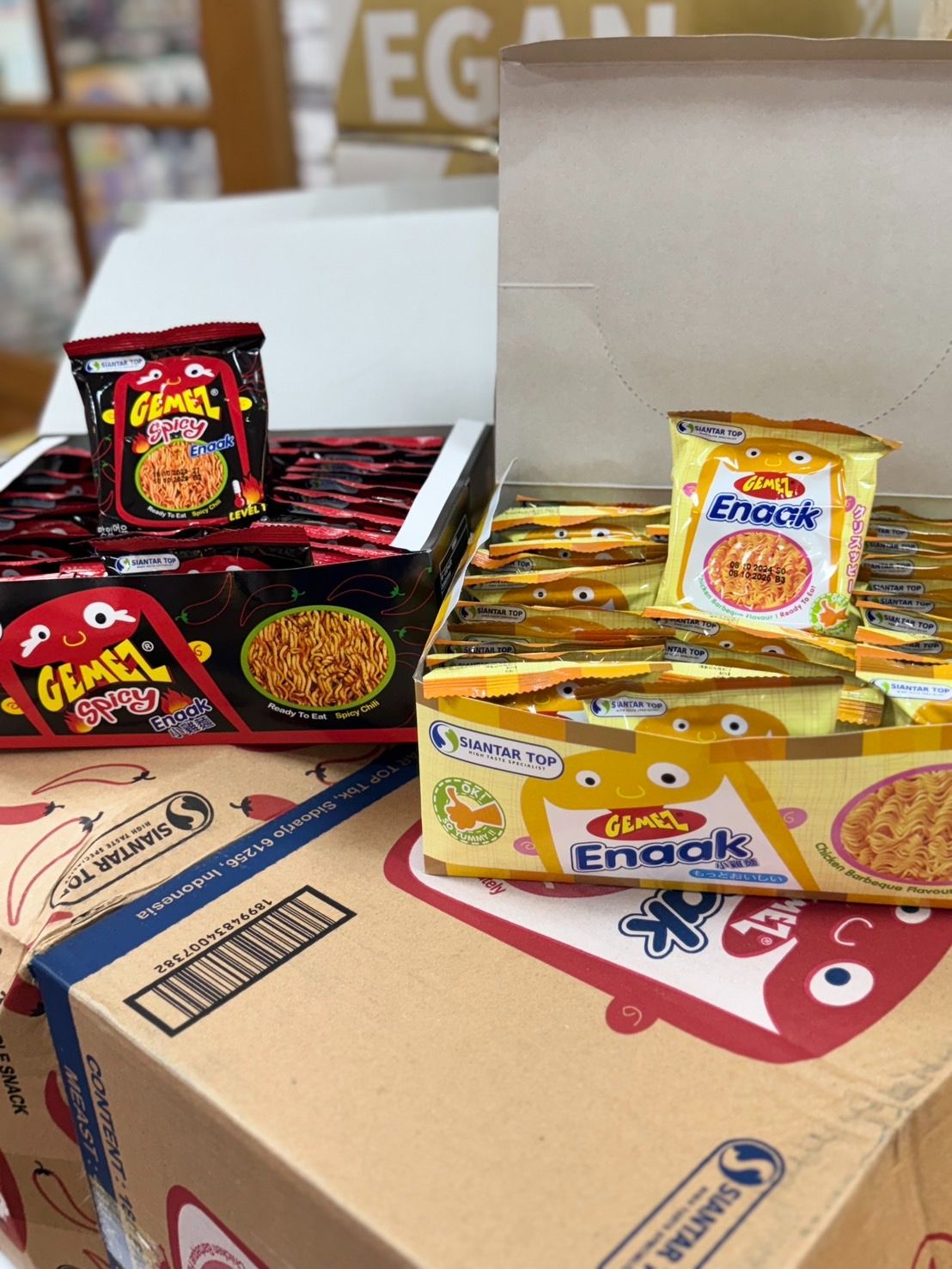 【Enaak】韓式小雞麵（16gx30入） 一盒30包160元