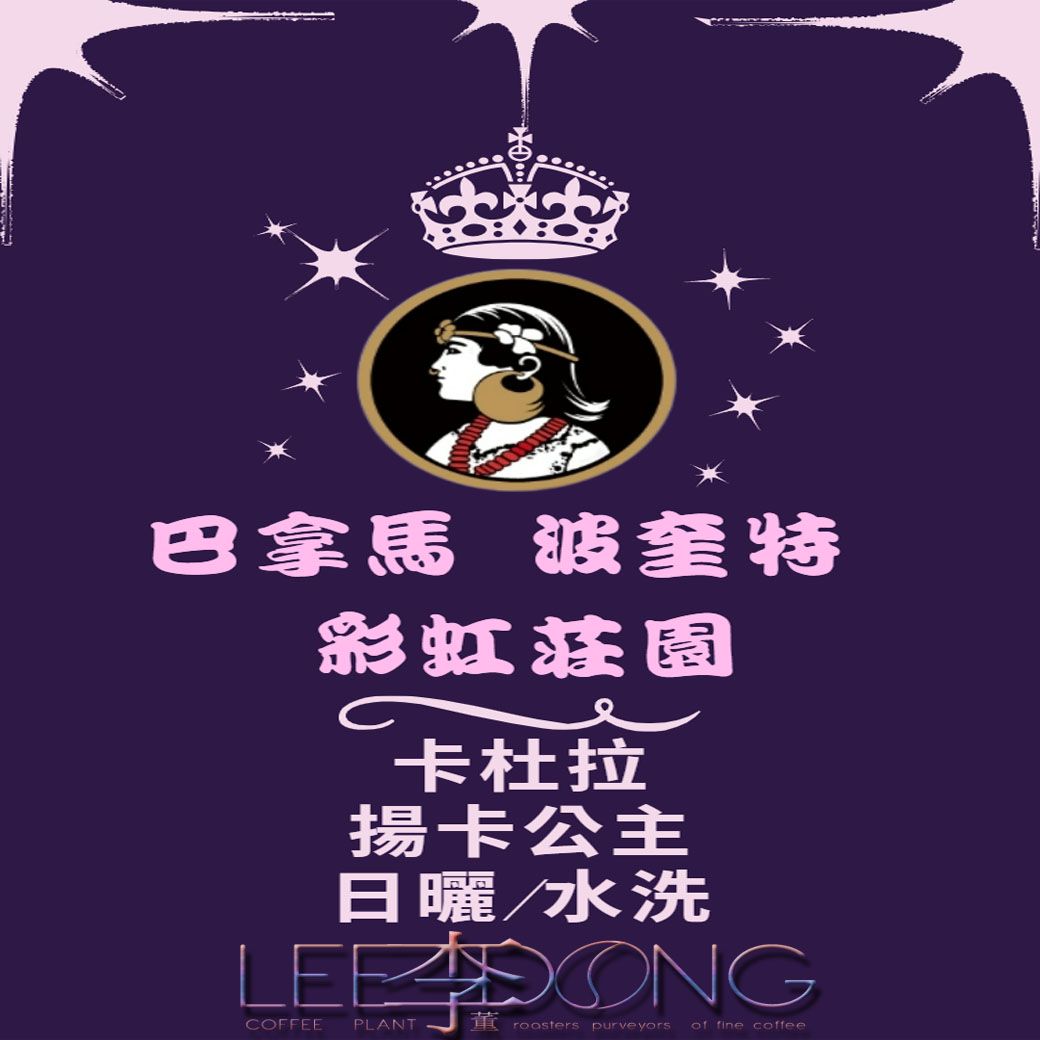 巴拿馬 卡杜拉【來自巴拿馬首任女總統經營的咖啡莊園】揚卡公主 日曬 水洗 德國PROBAT AI色選機 李董咖啡