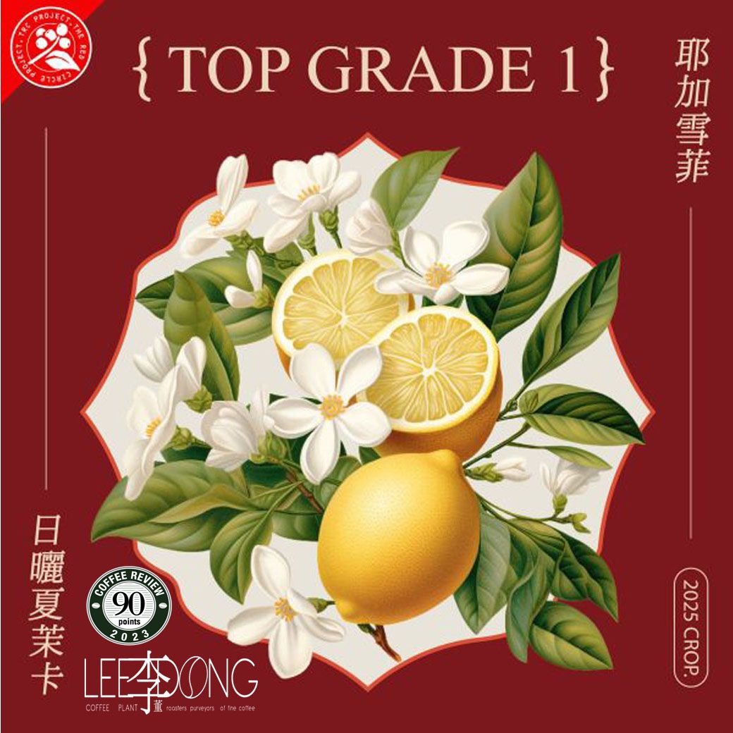 衣索比亞 耶加雪菲  頂級TOP G1 74110 夏茉卡 日曬 水洗  鮮烘 德國 Probat 李董咖啡 CR90