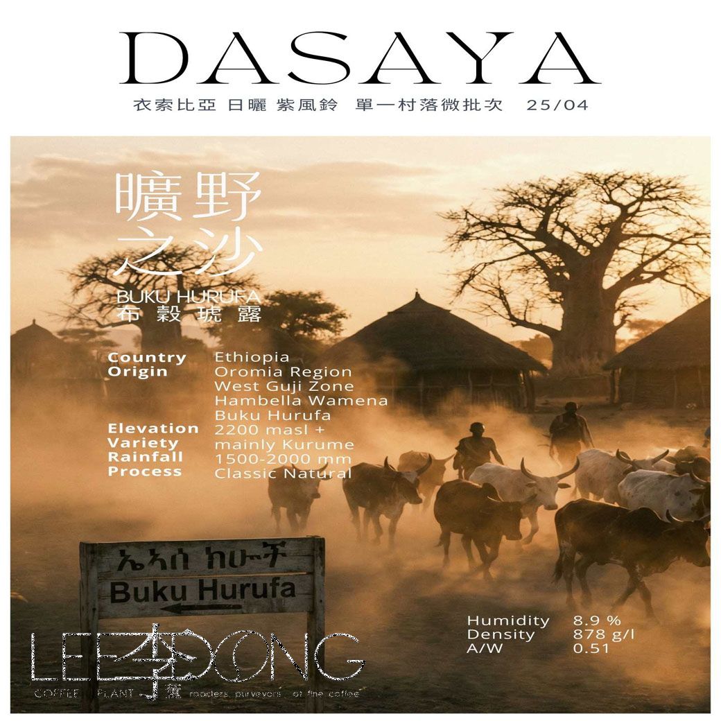 衣索比亞 古吉 曠野之沙/布穀琥露 單一村落微批次 紫風鈴 G1 25/4 非洲式棚架日曬 🏆冠軍烘豆師李董咖啡🏆