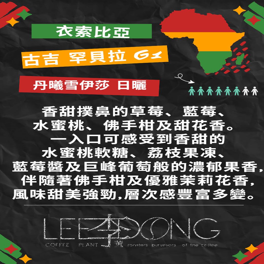 衣索比亞 古吉 罕貝拉 G1丹曦雪伊莎 日曬 德國PROBAT 鮮烘 🏆冠軍烘豆師李董咖啡🏆