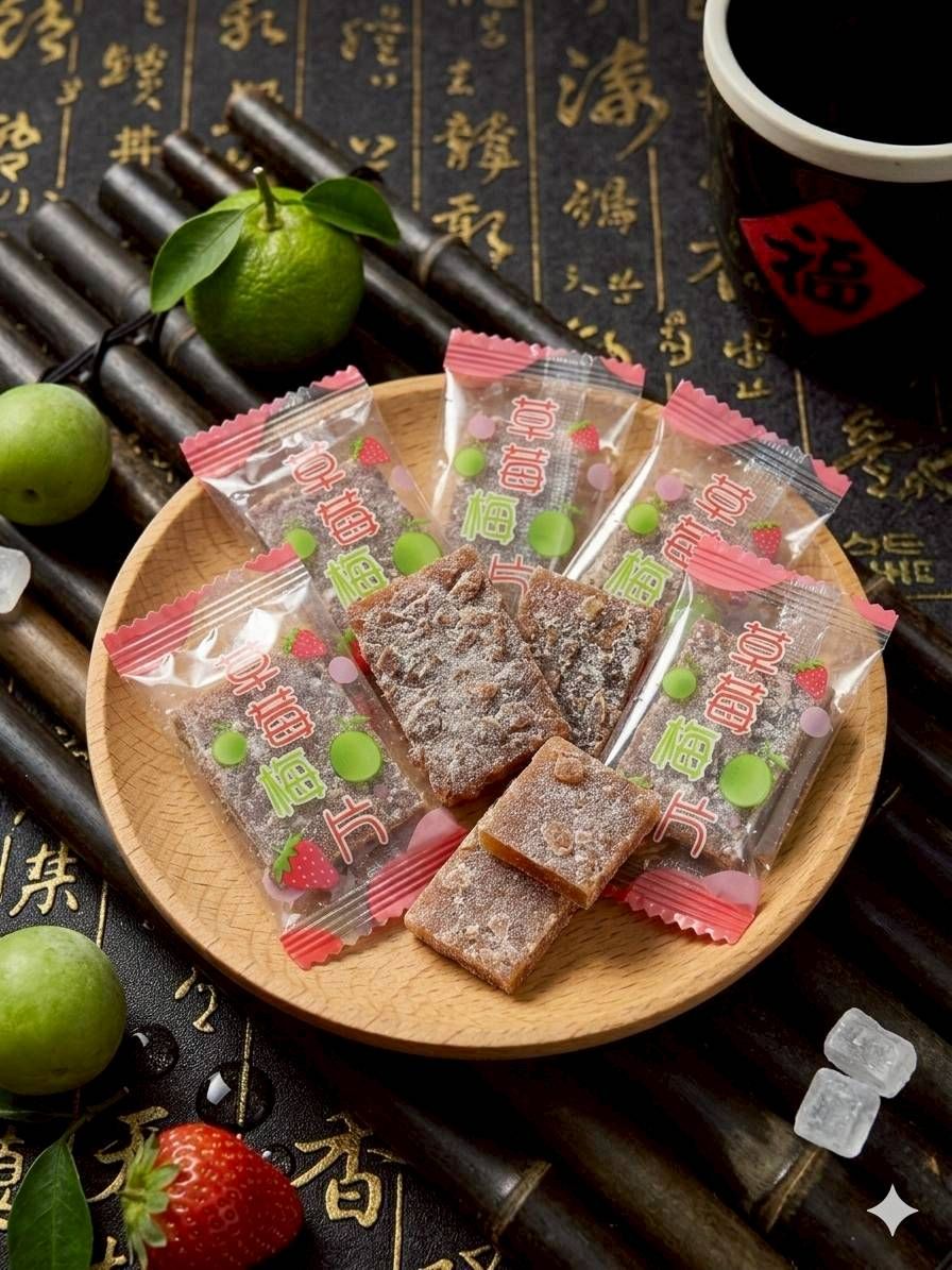萬益肉鬆行_草莓．點梅