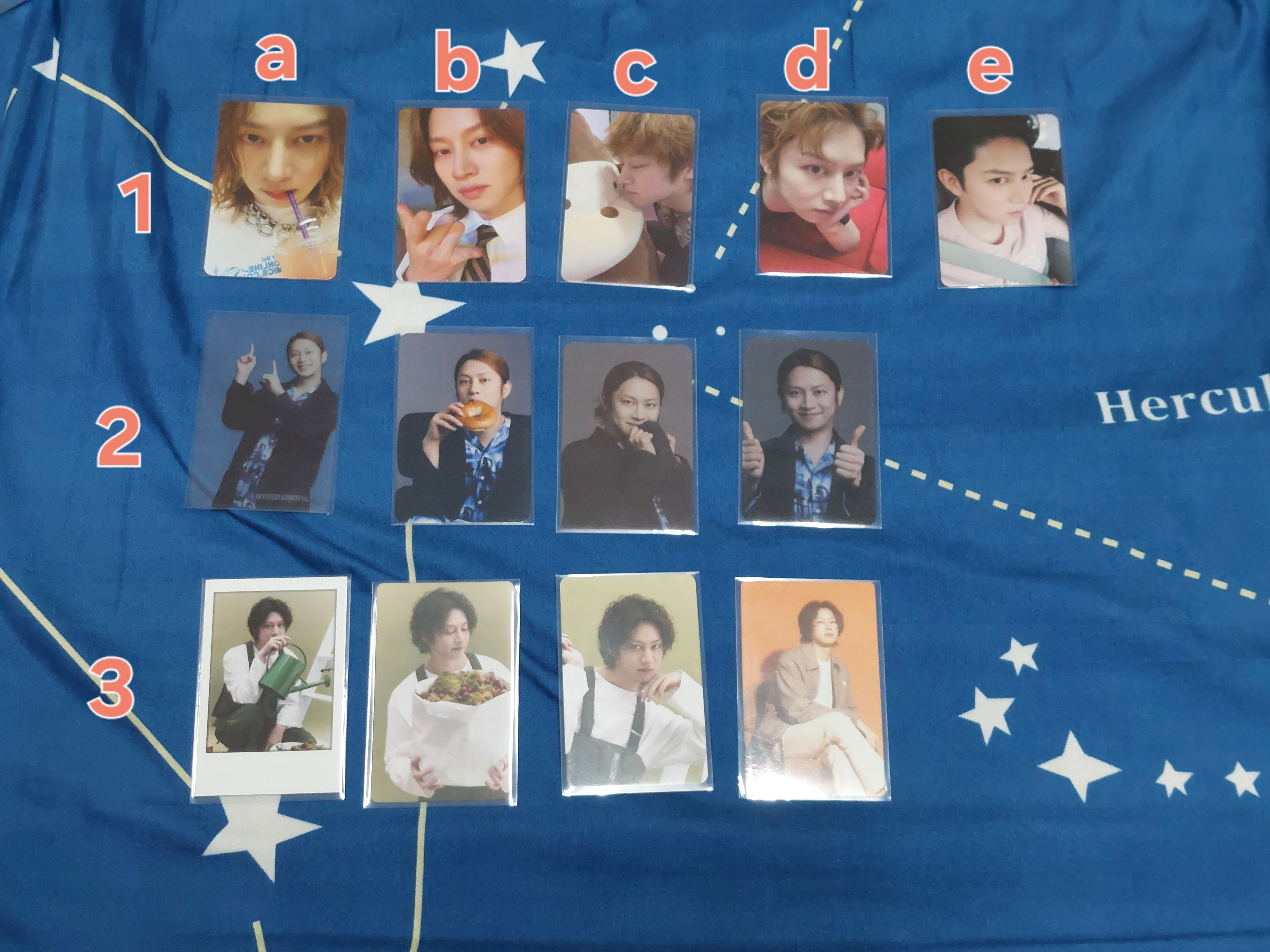 SJ 希澈 專卡、年曆卡、特典卡