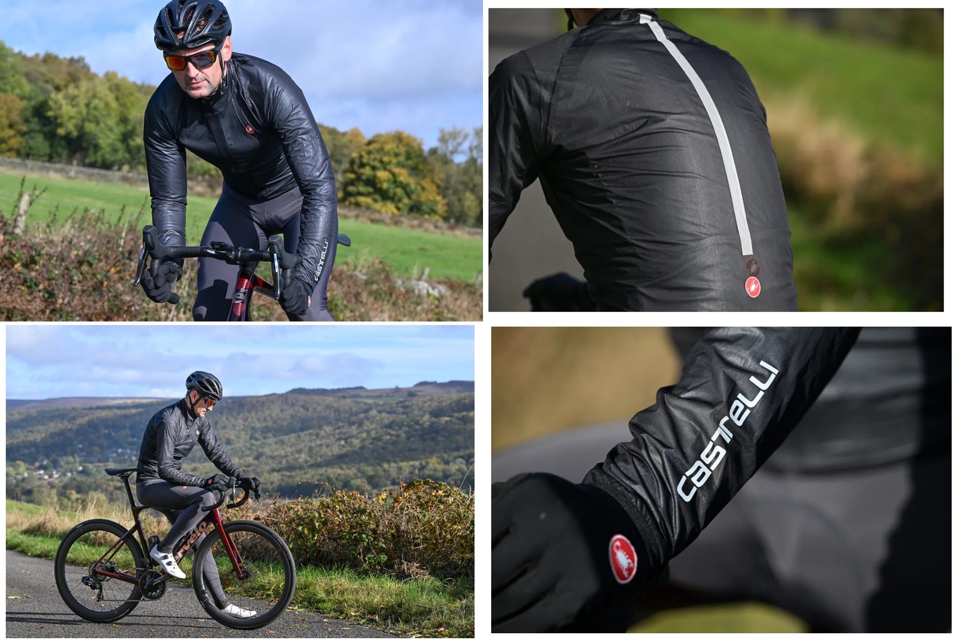 義大利蠍子Castelli Squall Shell 極輕量100g 防風防雨外套 建議售價4280