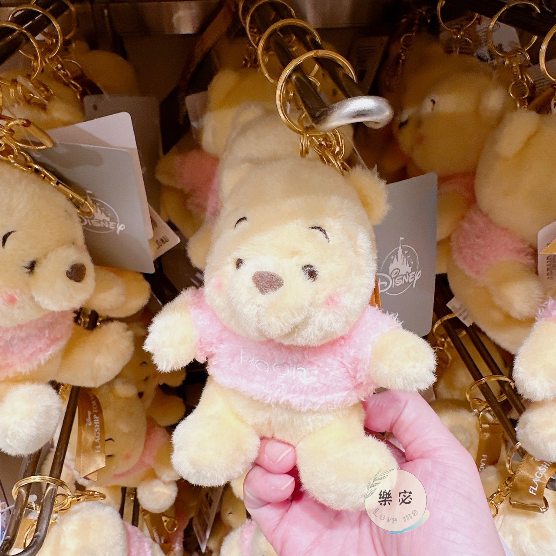 🇯🇵迪士尼新宿旗艦店限定 小熊維尼吊飾/娃娃