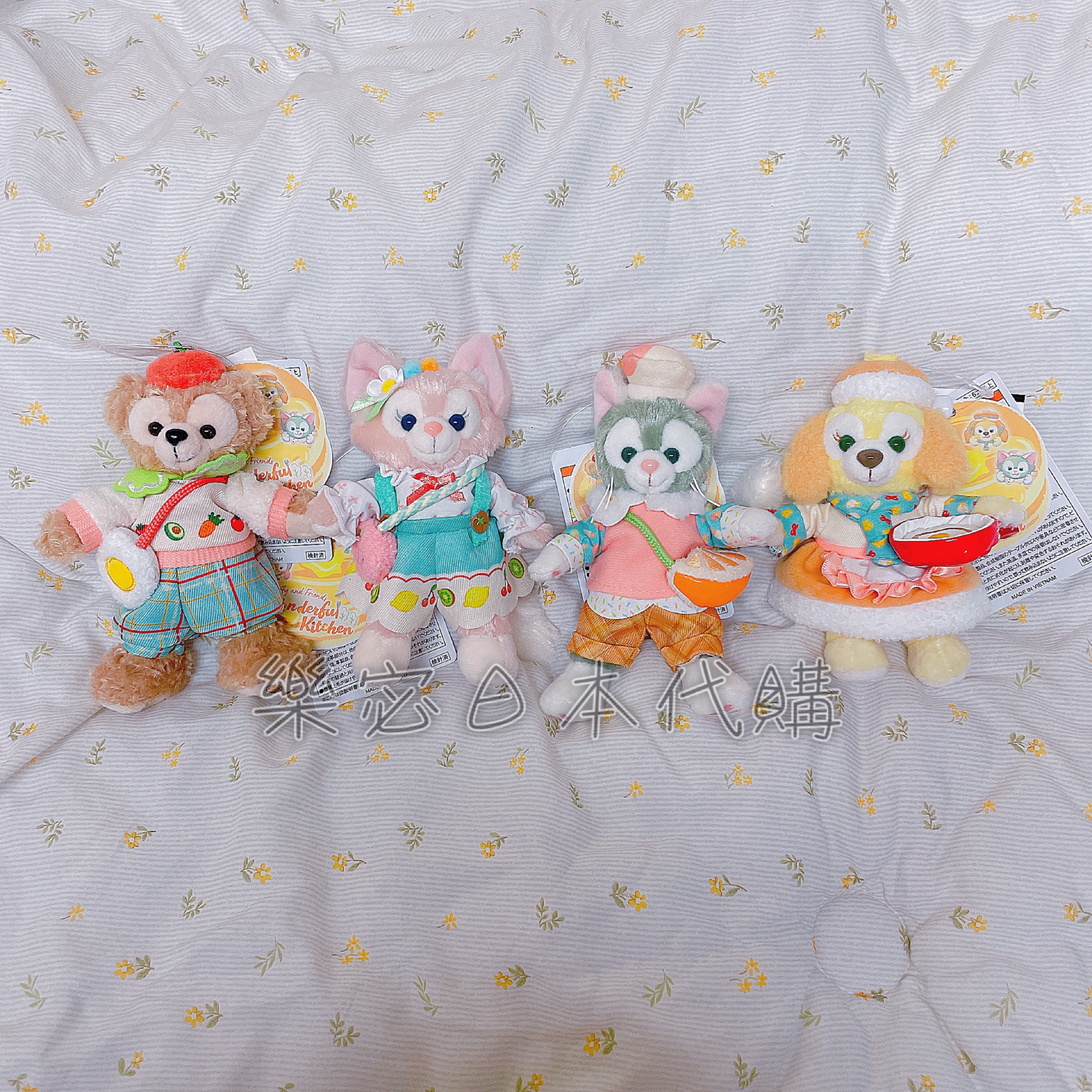 [現貨] 🇯🇵海洋迪士尼 2025奇妙廚房系列-達菲與好朋友們站姿吊飾