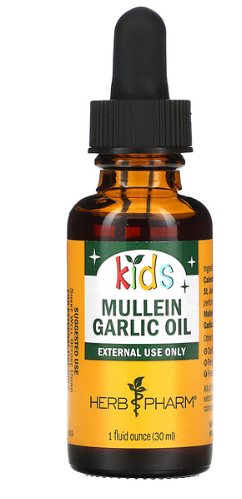 Herb Pharm kids MULLEIN GARLIC OIL 兒童毛蕊花大蒜耳油（中耳炎可用，勿食用）