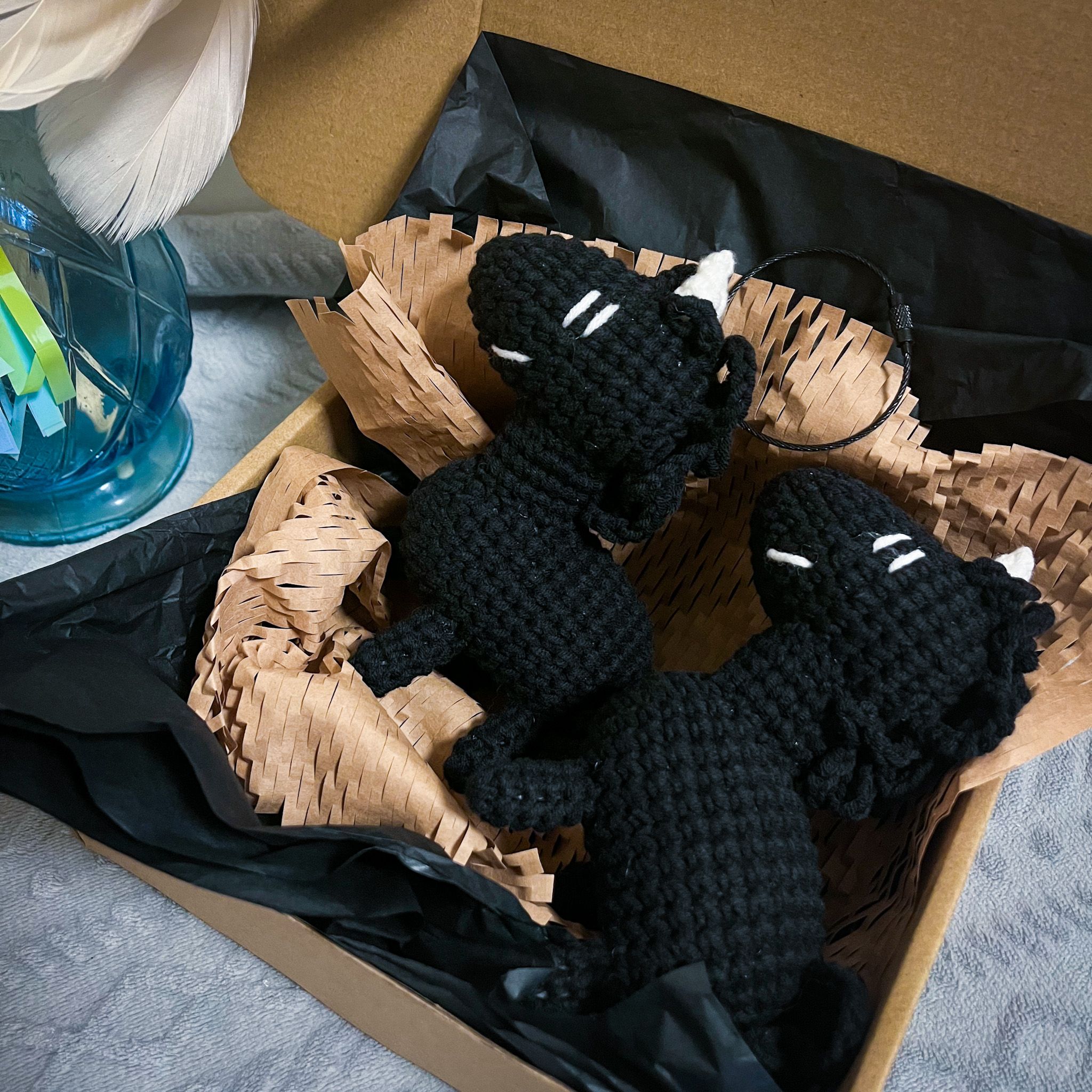 毛毛糙小搭㋡ 一代毛線娃娃吊飾