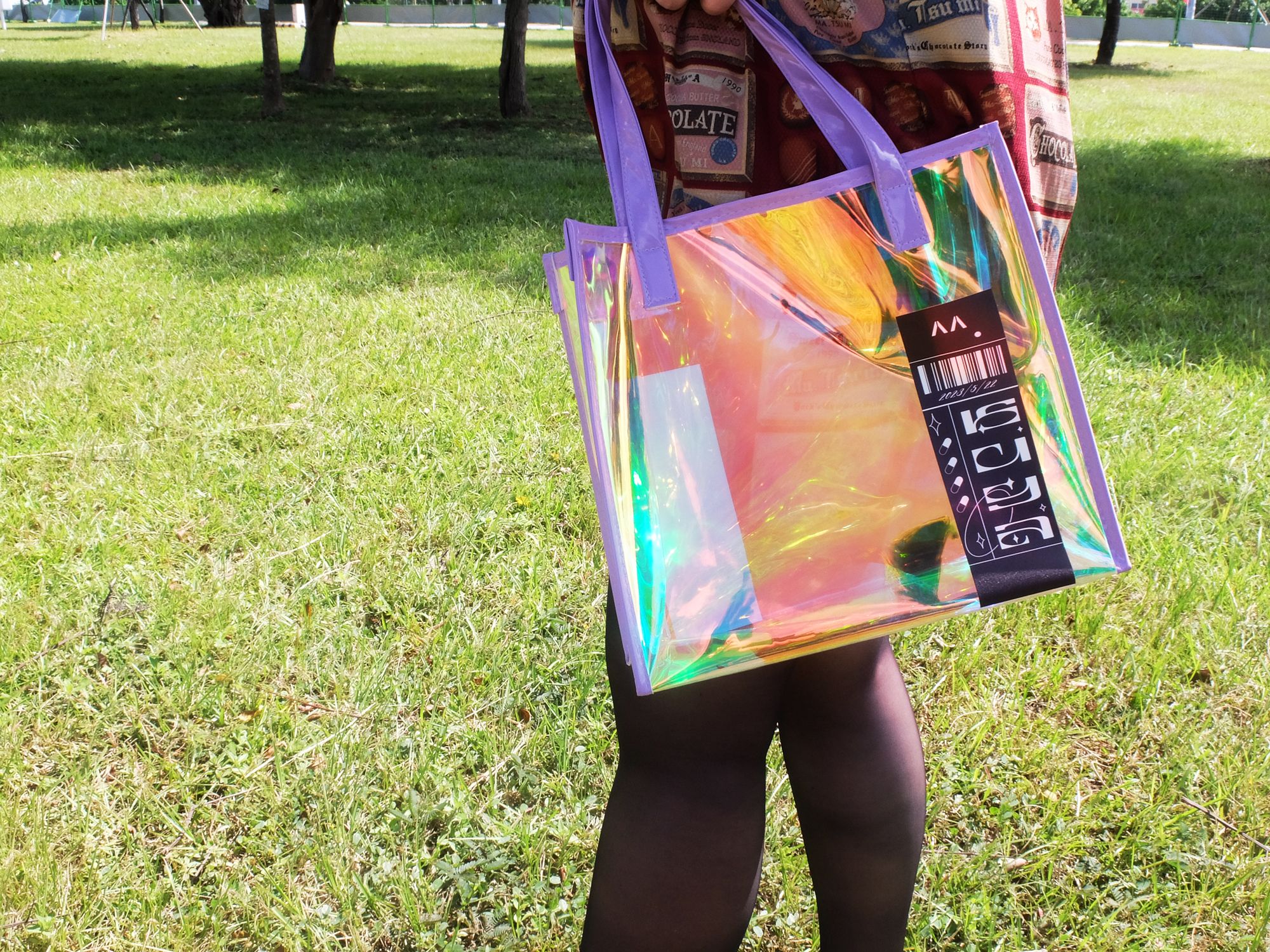 低調奢華狐狐雷射袋