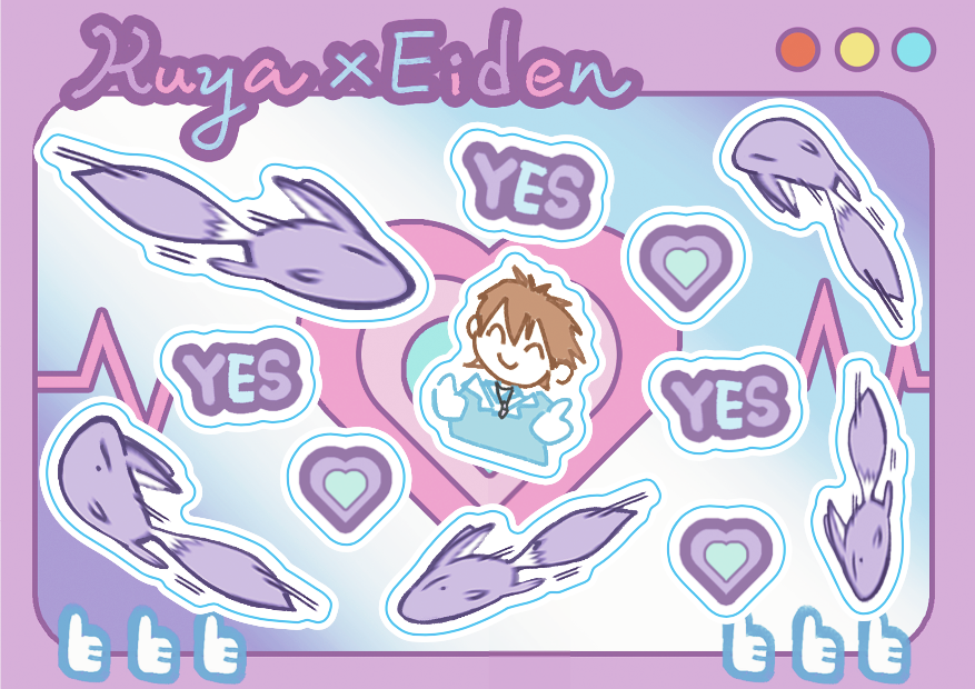 小狐亂撞星膜貼紙